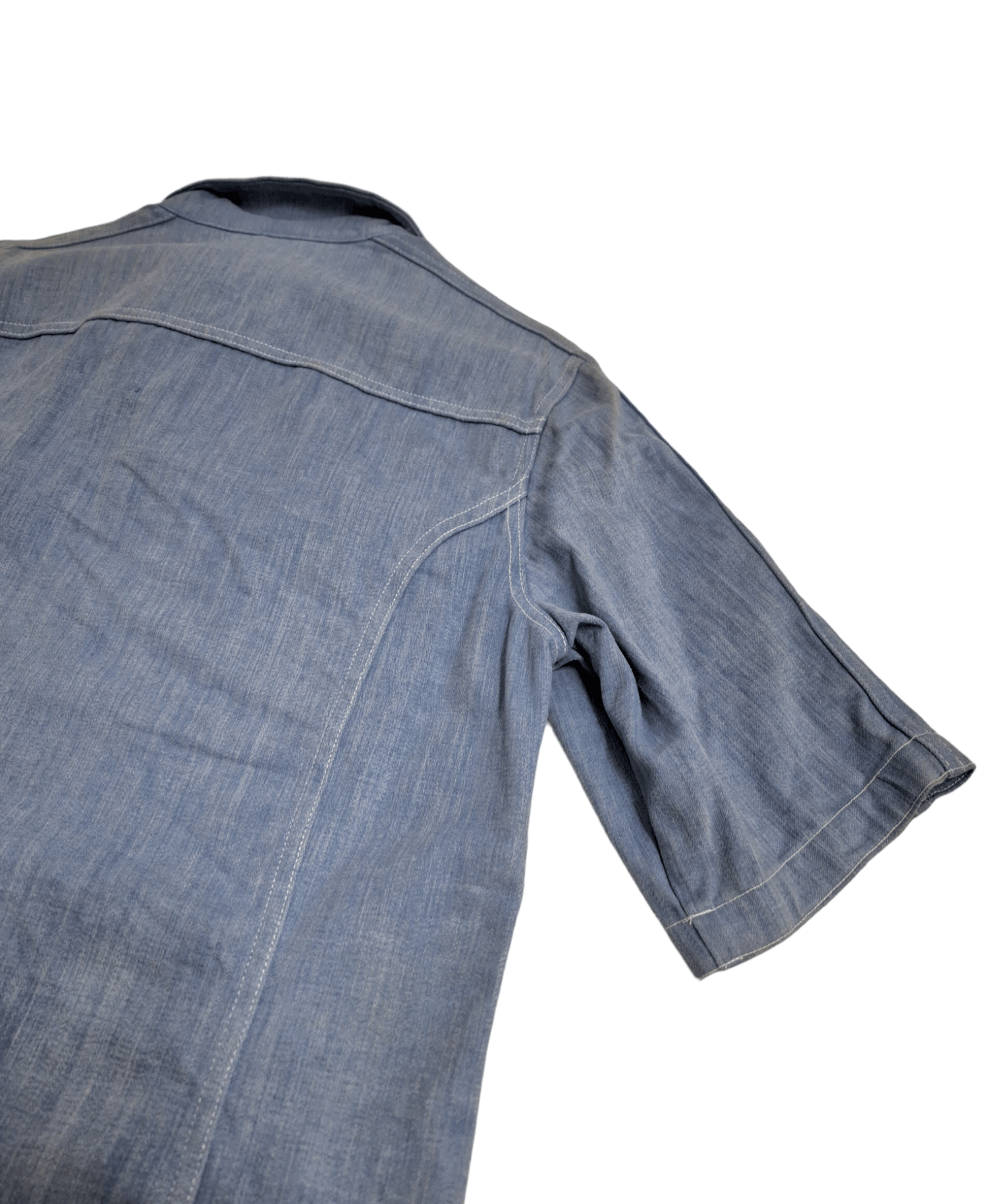 Lee × Vintage Vintage 80s Lee Workwear Snap Button Shirt Size US L / EU 52-54 / 3 - 5 Thumbnail