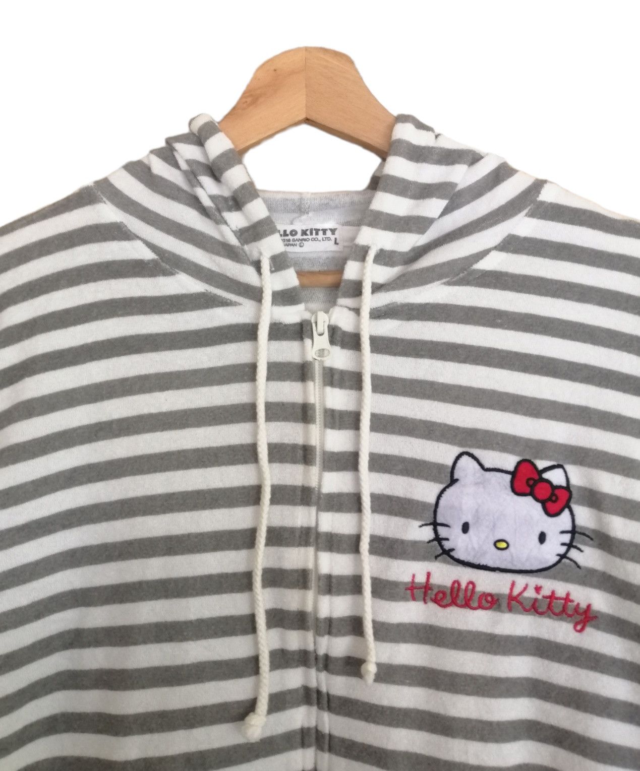 Cartoon Network Hello kitty Striped Sweater Hoodie Jacket Size L / US 10 / IT 46 - 6 Thumbnail