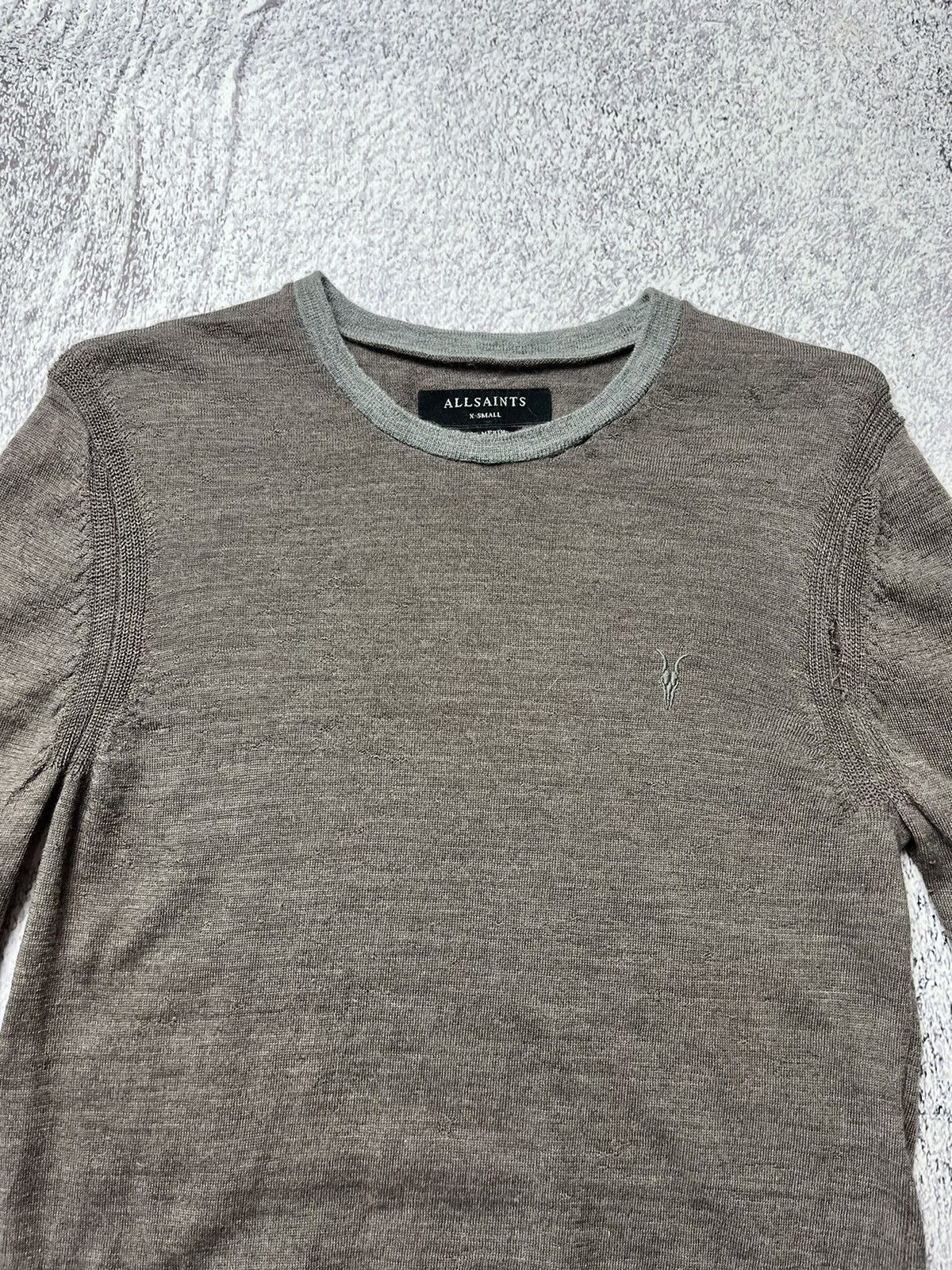 Allsaints Allsaints merino wool luxury streetwear sweater Size US XS / EU 42 / 0 - 6 Thumbnail