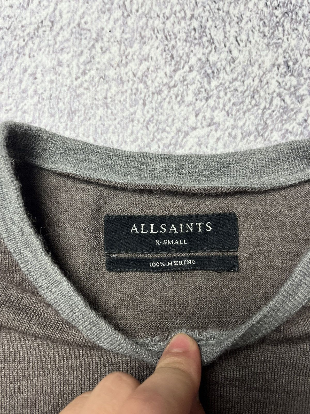 Allsaints Allsaints merino wool luxury streetwear sweater Size US XS / EU 42 / 0 - 7 Thumbnail