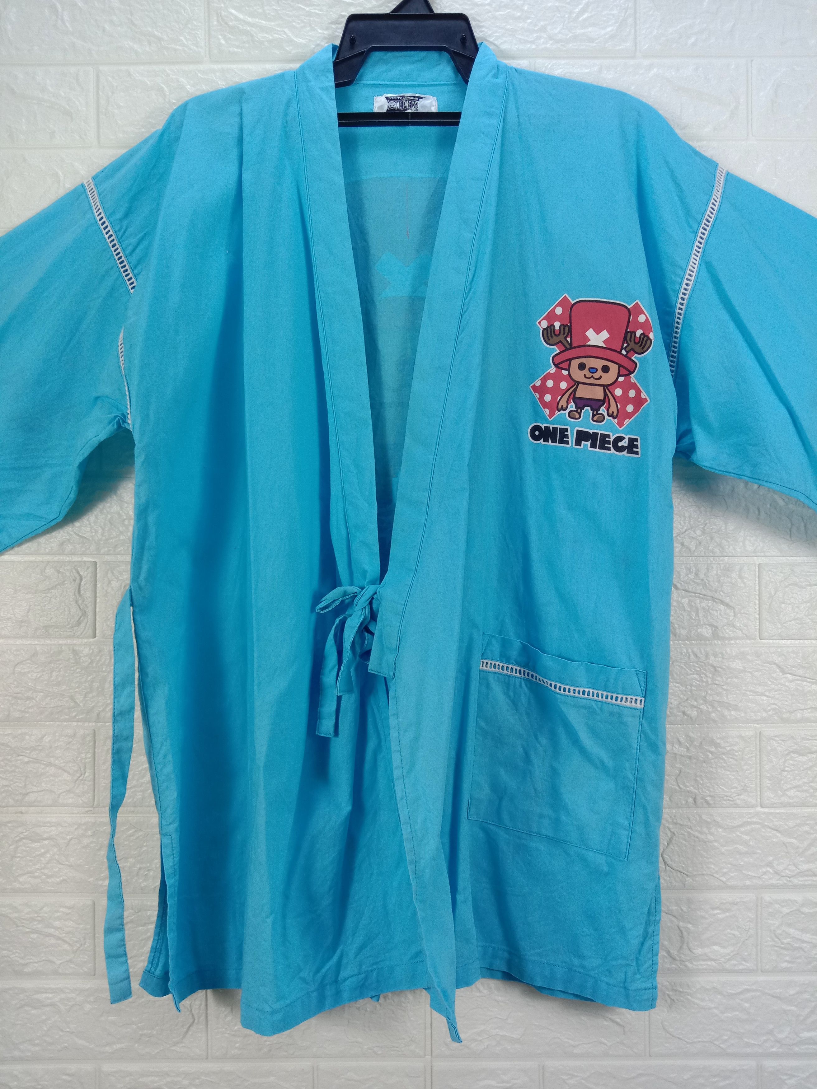 One Piece Vintage One Piece Tv Animation Japanese Kimono Cardigan Size US L / EU 52-54 / 3 - 6 Thumbnail