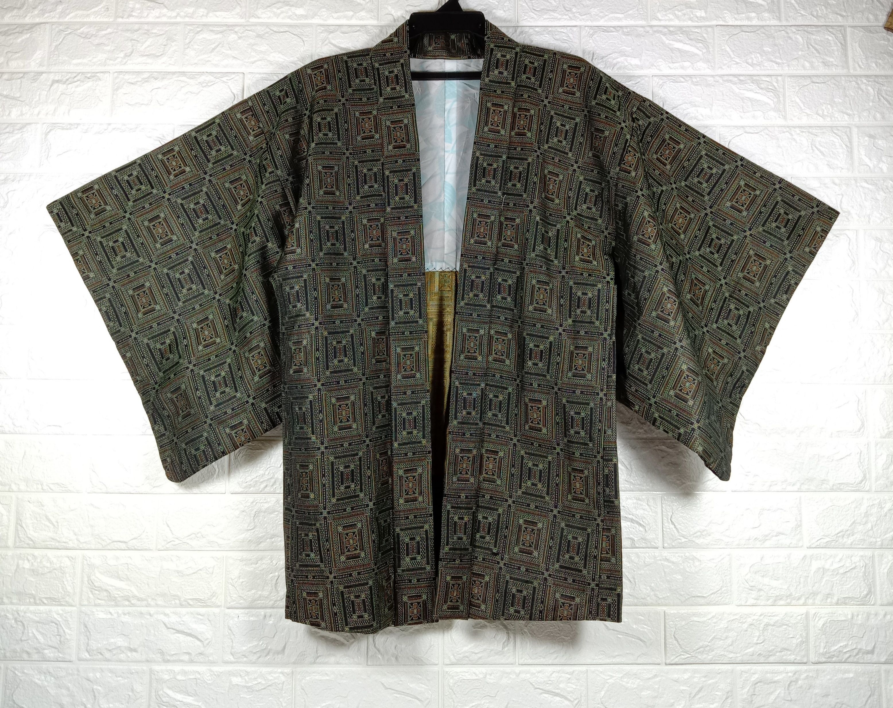 Japanese Brand Vintage Kimono Noragi Haori Hanten Cardigan Size US XL / EU 56 / 4 - 1 Thumbnail