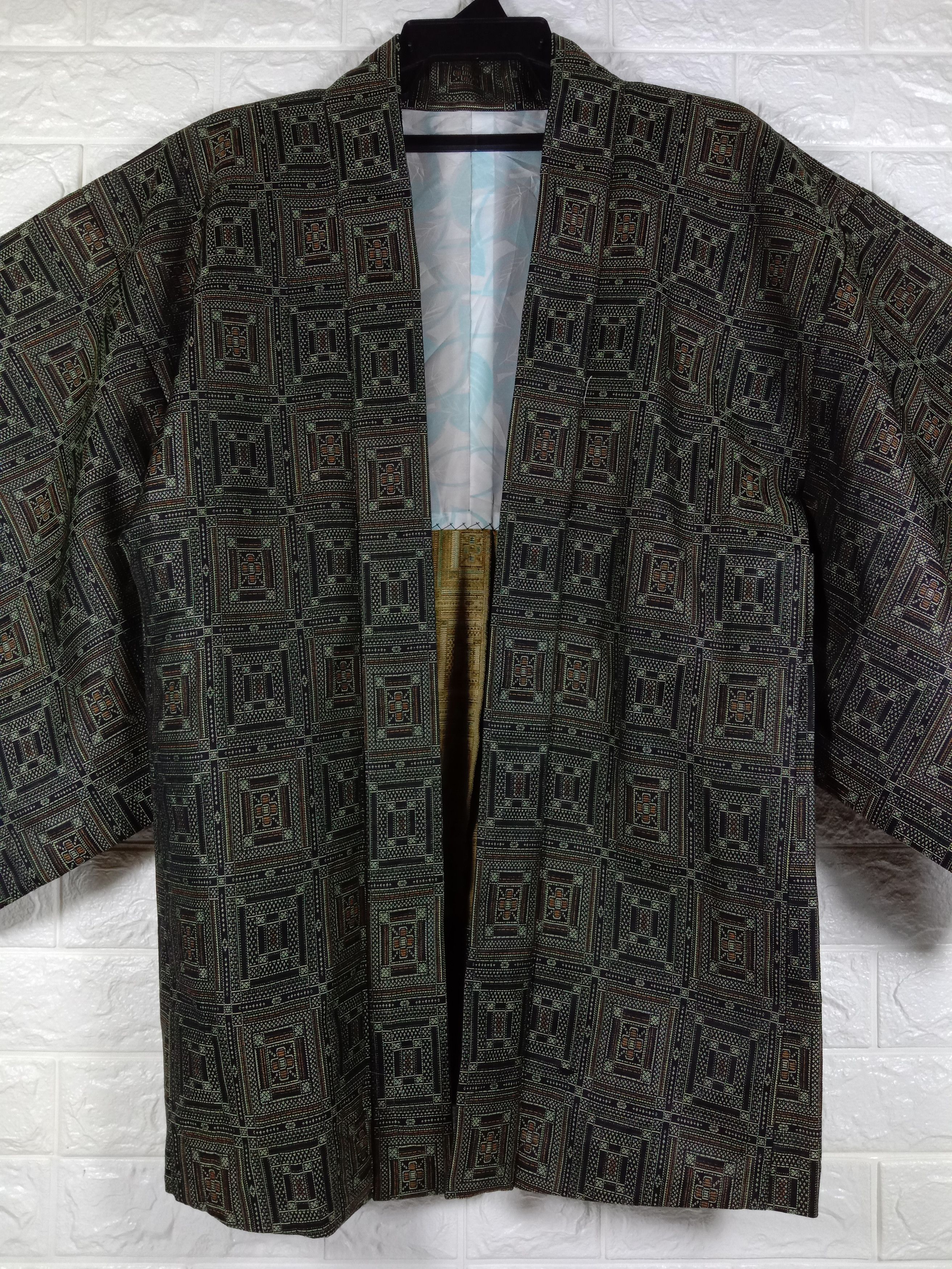 Japanese Brand Vintage Kimono Noragi Haori Hanten Cardigan Size US XL / EU 56 / 4 - 2 Thumbnail
