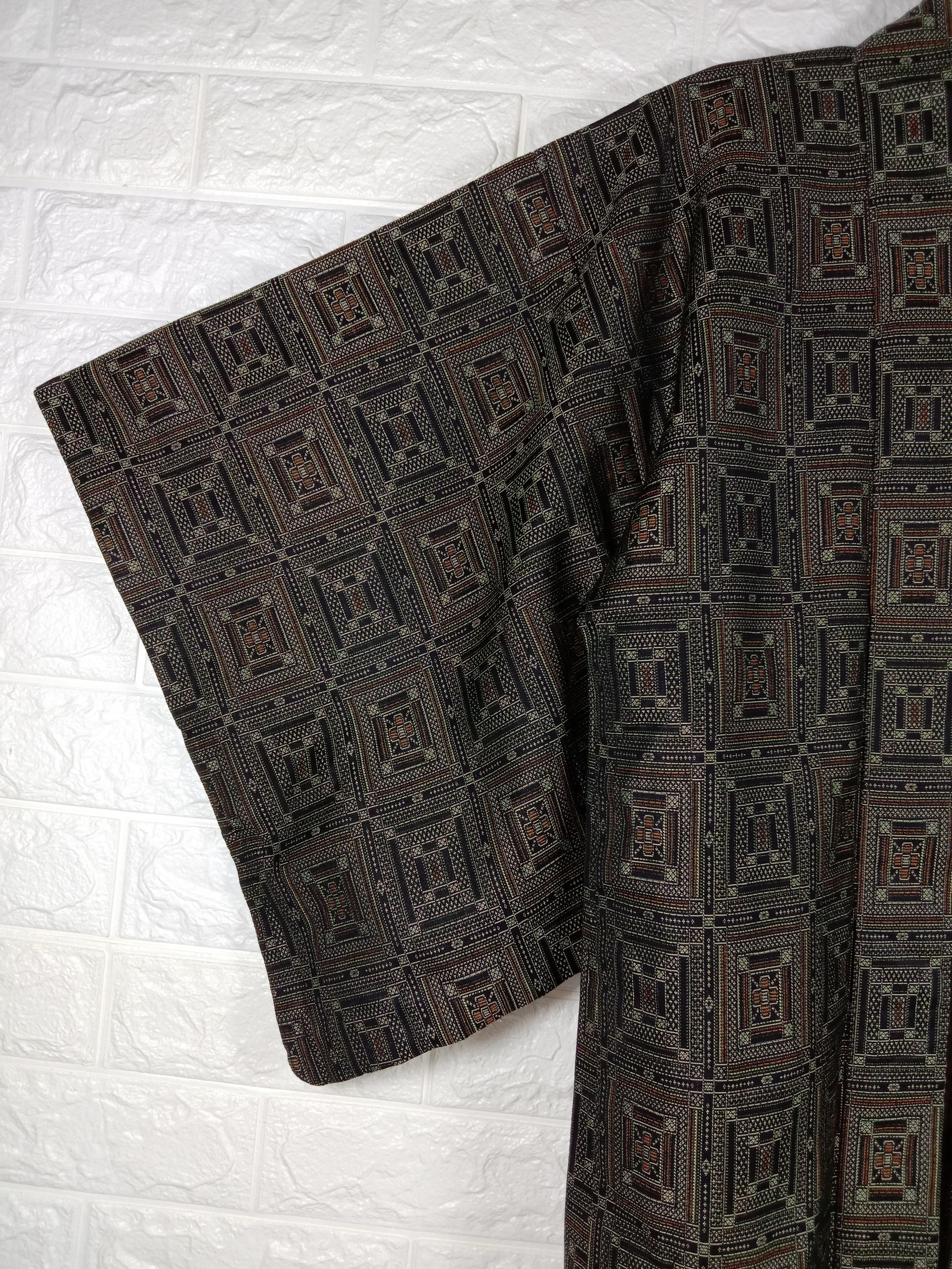 Japanese Brand Vintage Kimono Noragi Haori Hanten Cardigan Size US XL / EU 56 / 4 - 3 Thumbnail