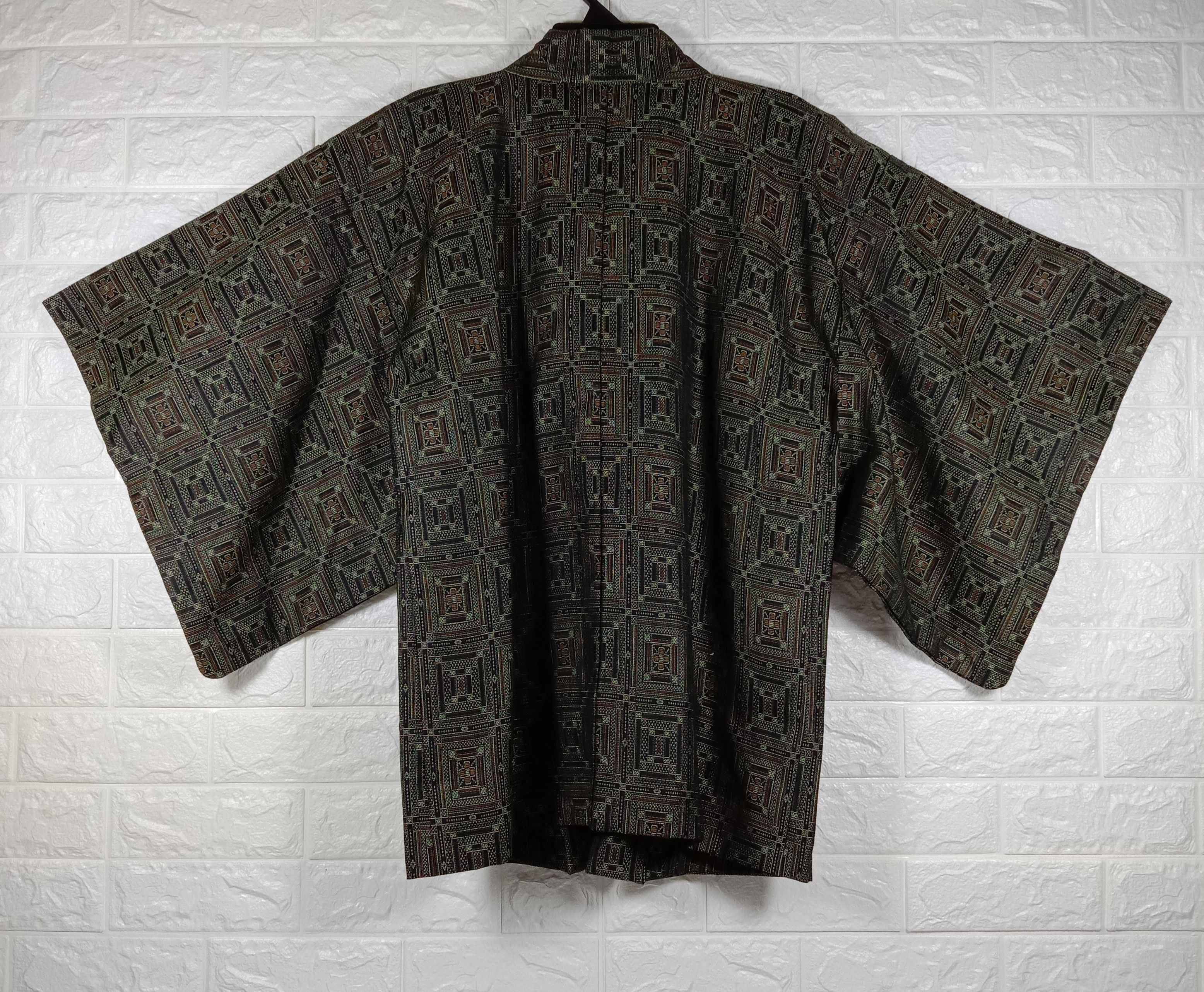 Japanese Brand Vintage Kimono Noragi Haori Hanten Cardigan Size US XL / EU 56 / 4 - 5 Thumbnail