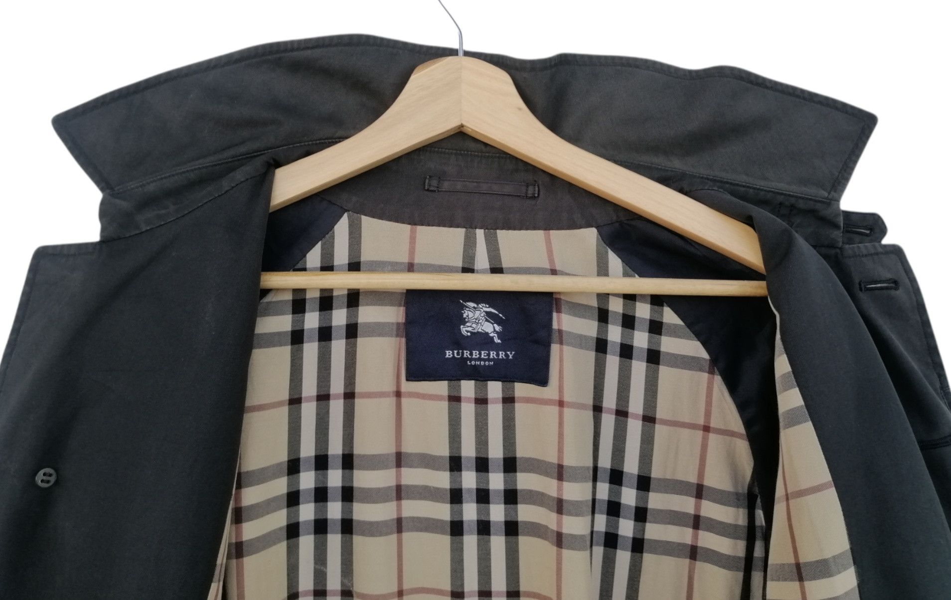 Burberry Vintage Burberry London Trench Coat Long Jacket Size US M / EU 48-50 / 2 - 15 Thumbnail
