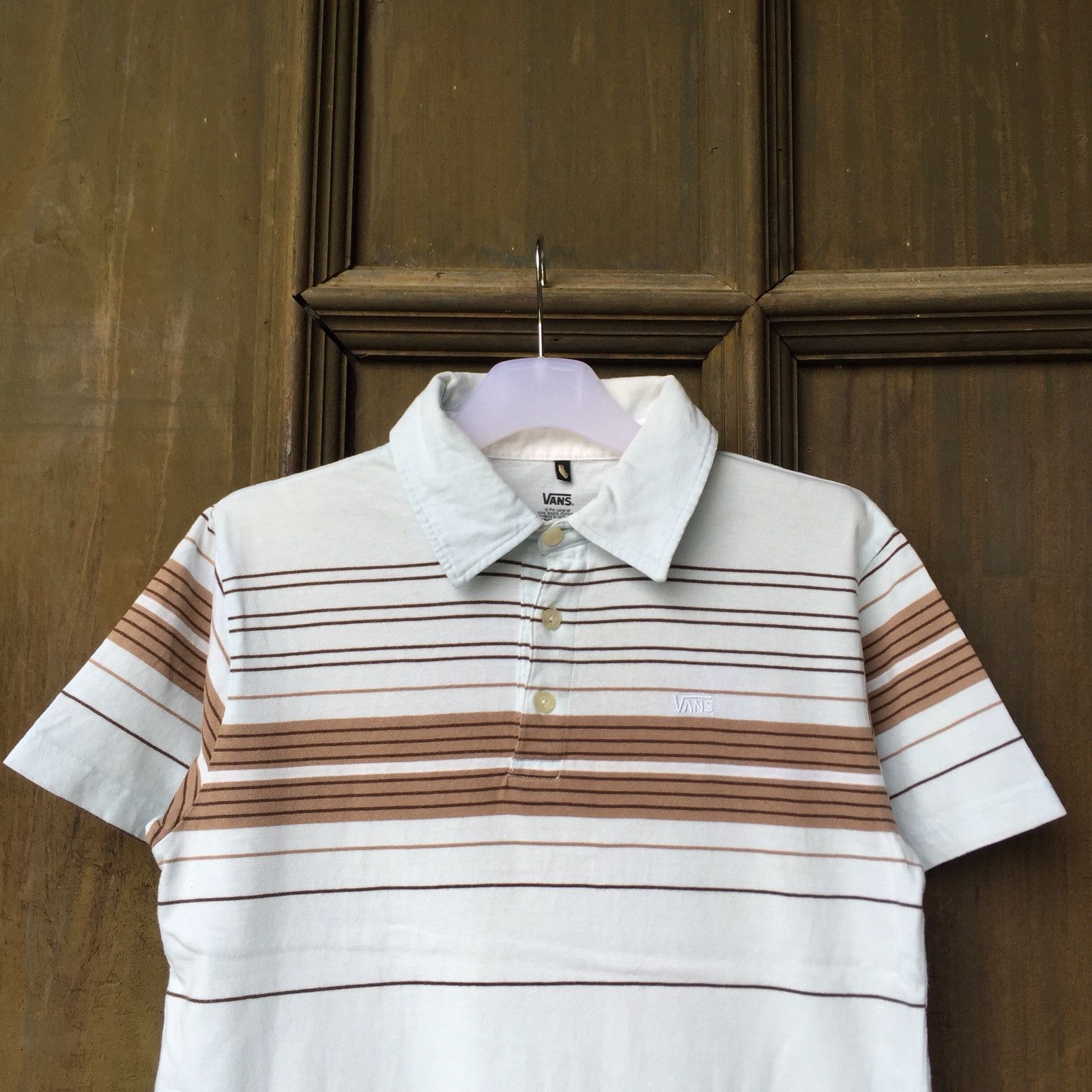 Vans VANS Polo Shirt Small Logo.. Horizontal Striped.. Size US S / EU 44-46 / 1 - 2 Thumbnail