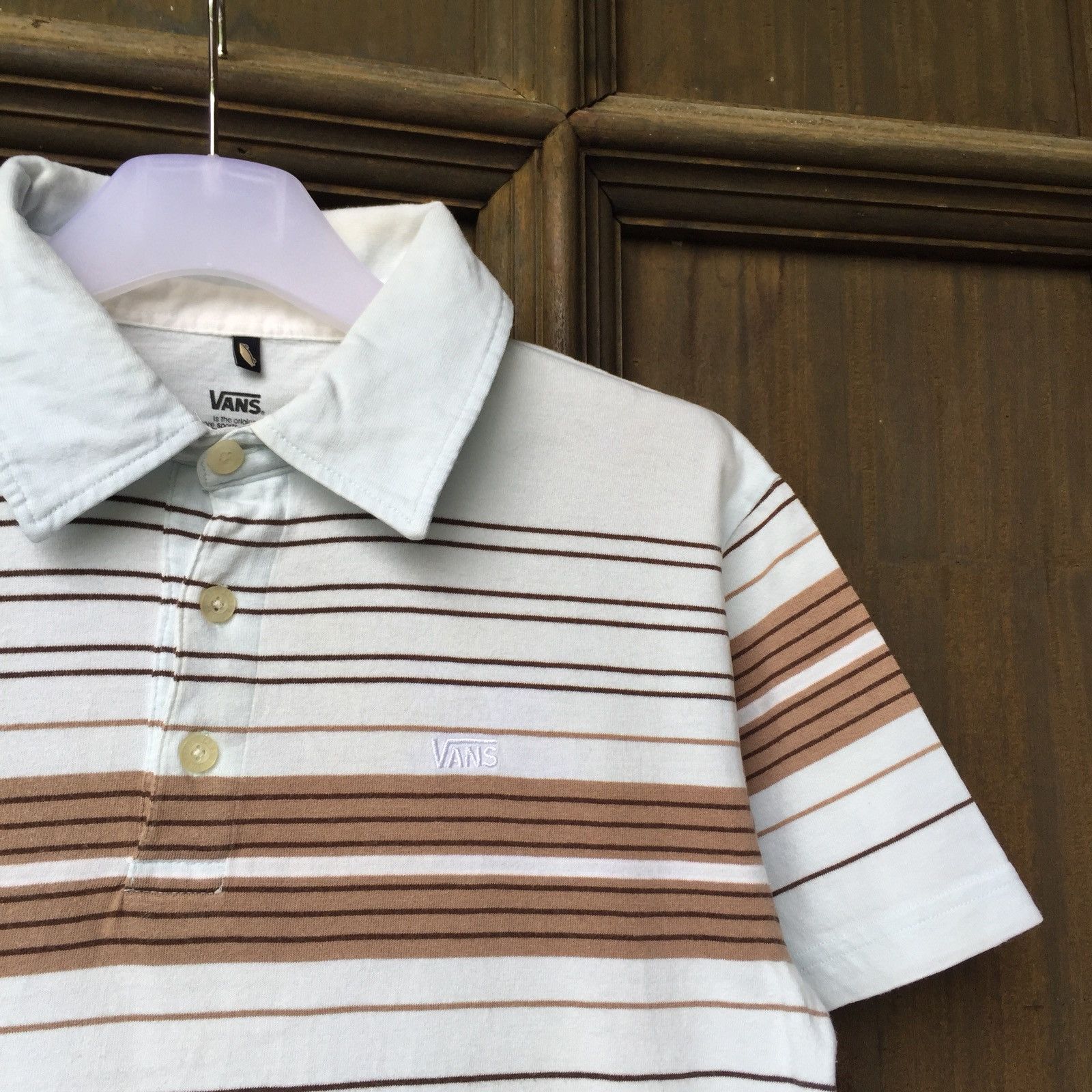 Vans VANS Polo Shirt Small Logo.. Horizontal Striped.. Size US S / EU 44-46 / 1 - 3 Thumbnail