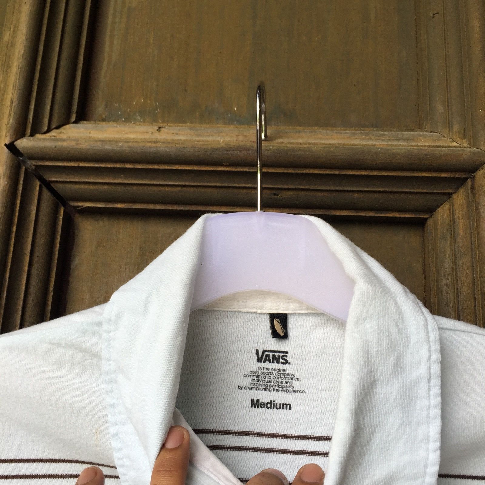 Vans VANS Polo Shirt Small Logo.. Horizontal Striped.. Size US S / EU 44-46 / 1 - 6 Thumbnail