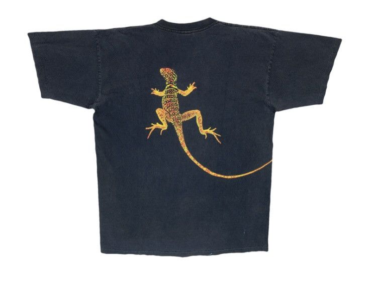 image of Marlboro Unlimited x Vintage 90's Marlboro Lizard Tee Single Stitch in Black, Men's (Size XL)