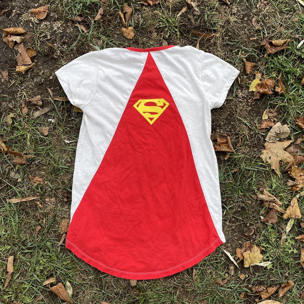 Vintage Y2K Supergirl Sun Faded Graphic Tee Streetwear Boxy Slim M Size M / US 6-8 / IT 42-44 - 5 Thumbnail