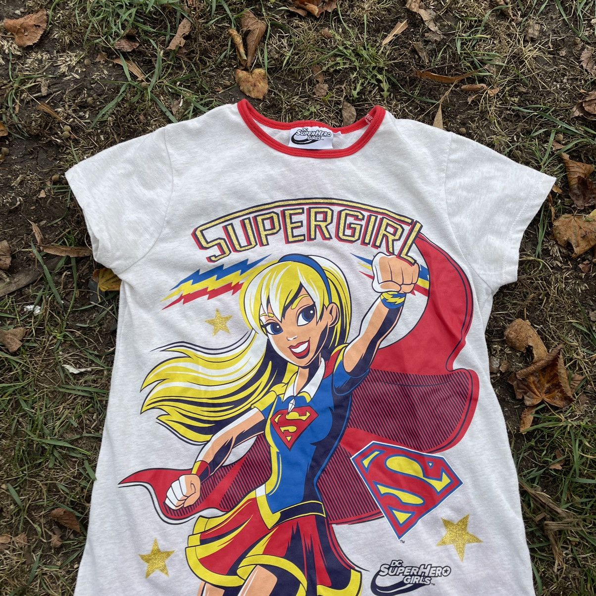Vintage Y2K Supergirl Sun Faded Graphic Tee Streetwear Boxy Slim M Size M / US 6-8 / IT 42-44 - 3 Thumbnail