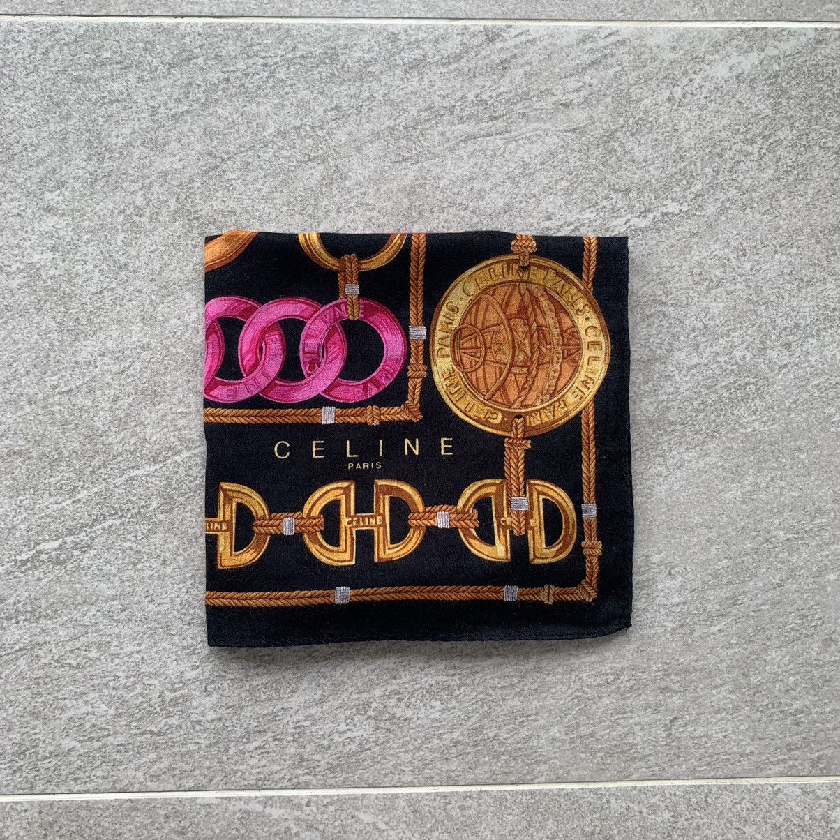 Celine × Vintage CELINE scarf handkerchief bandana handky Size ONE SIZE - 5 Thumbnail