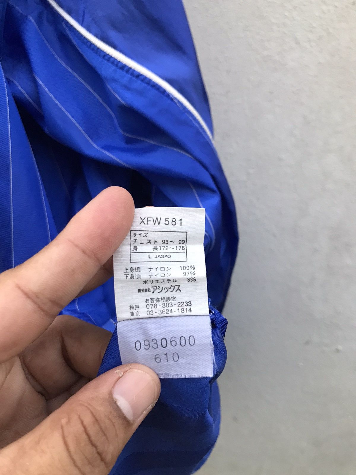 Asics Vintage Asics Hooded track jacket Size US XXL / EU 58 / 5 - 14 Thumbnail