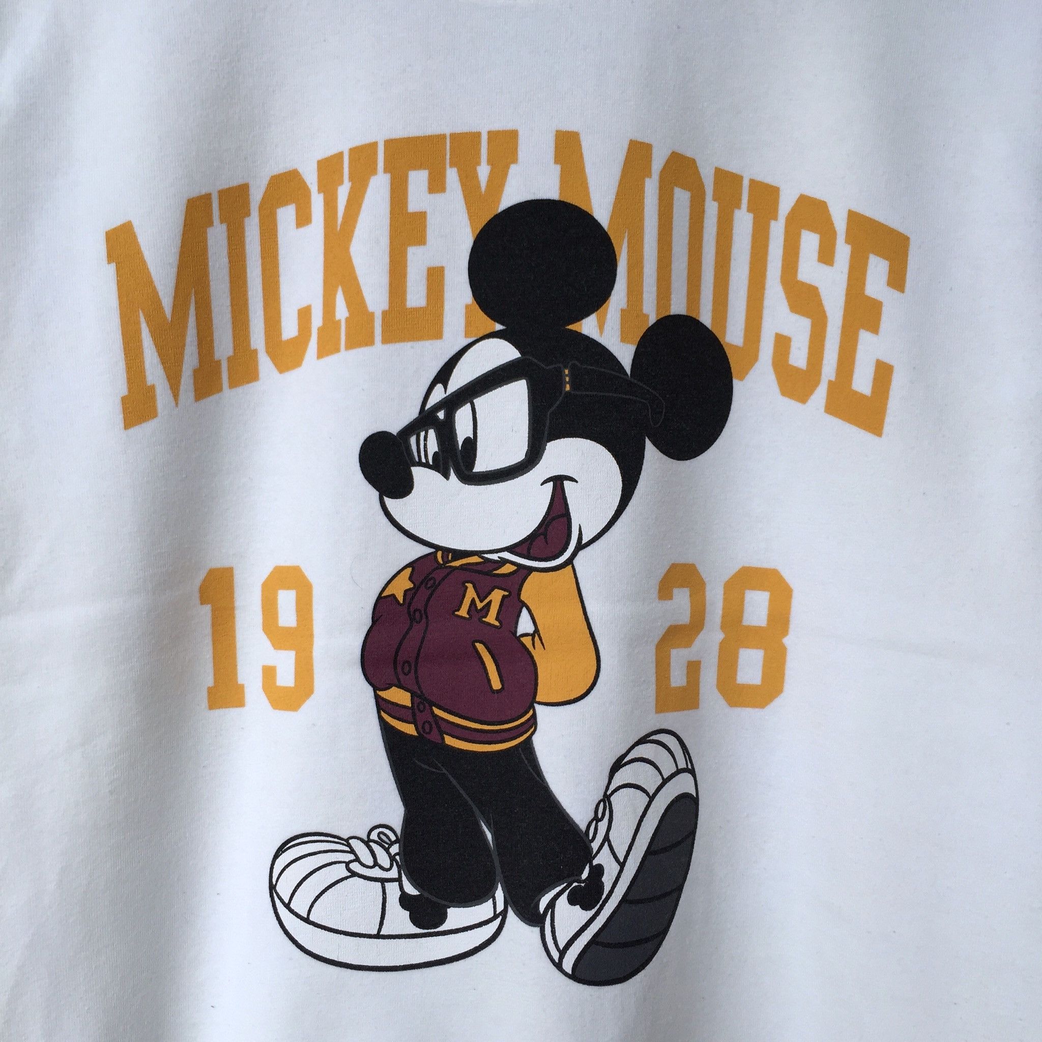 Mickey Mouse MICKEY MOUSE sweatshirt spell out big design.. Size US M / EU 48-50 / 2 - 3 Thumbnail