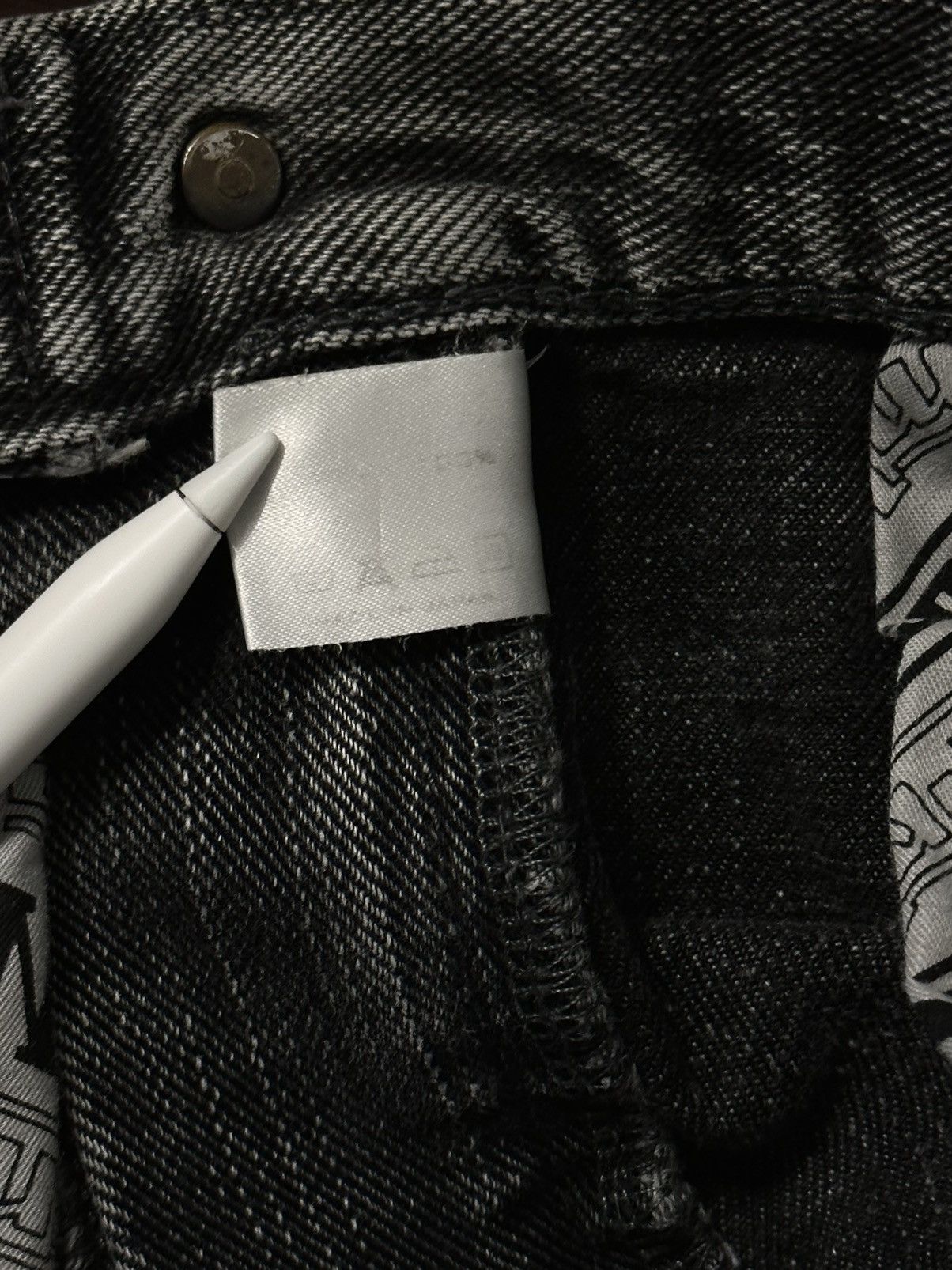 Number (N)ine Number (N)ine Grey Denim Size US 30 / EU 46 - 9 Thumbnail