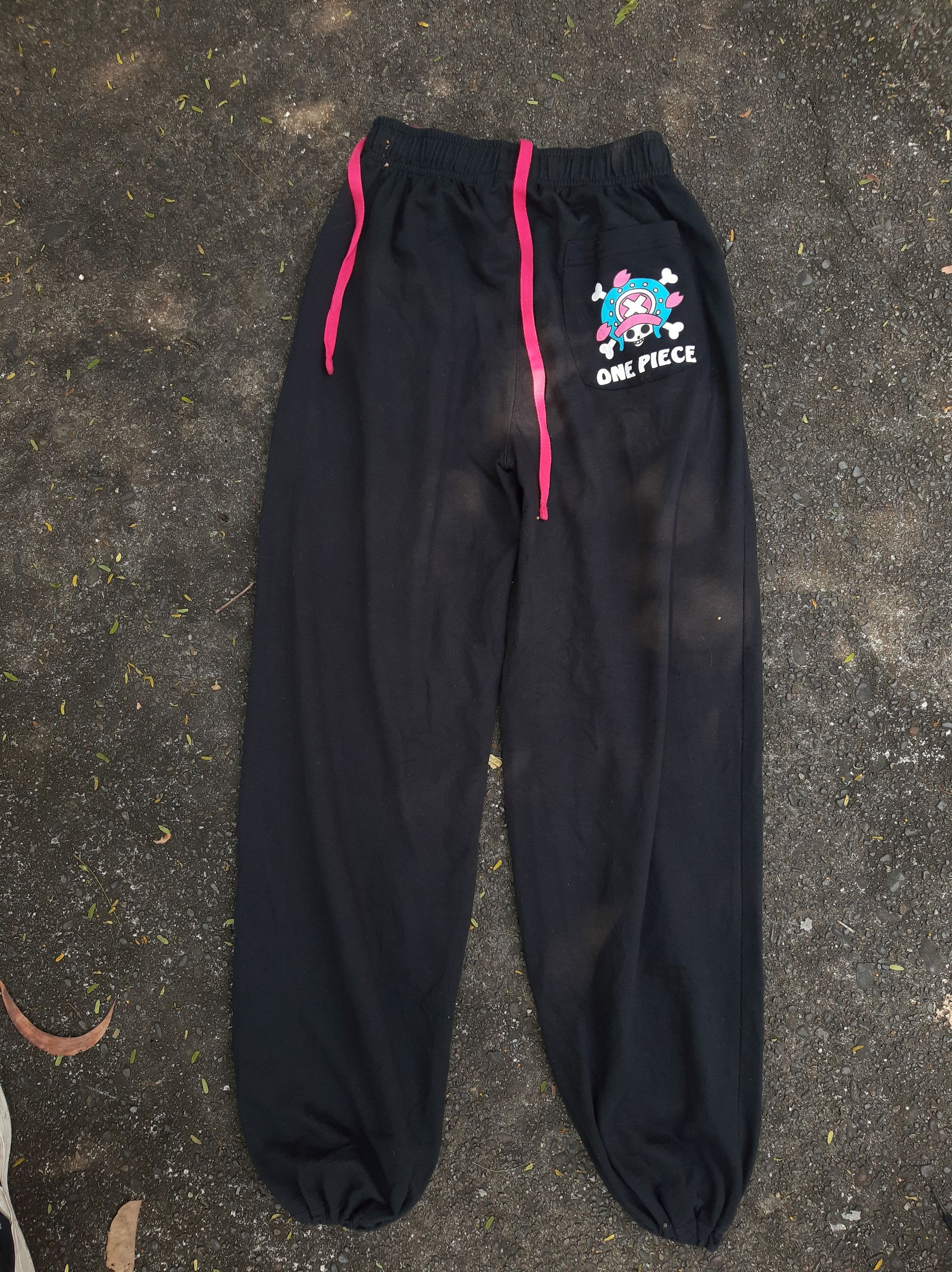 Anime × Cartoon Network × Japanese Brand Rare Tony Tony Chopper One Piece Anime Joggers Pants Size US 31 - 7 Thumbnail