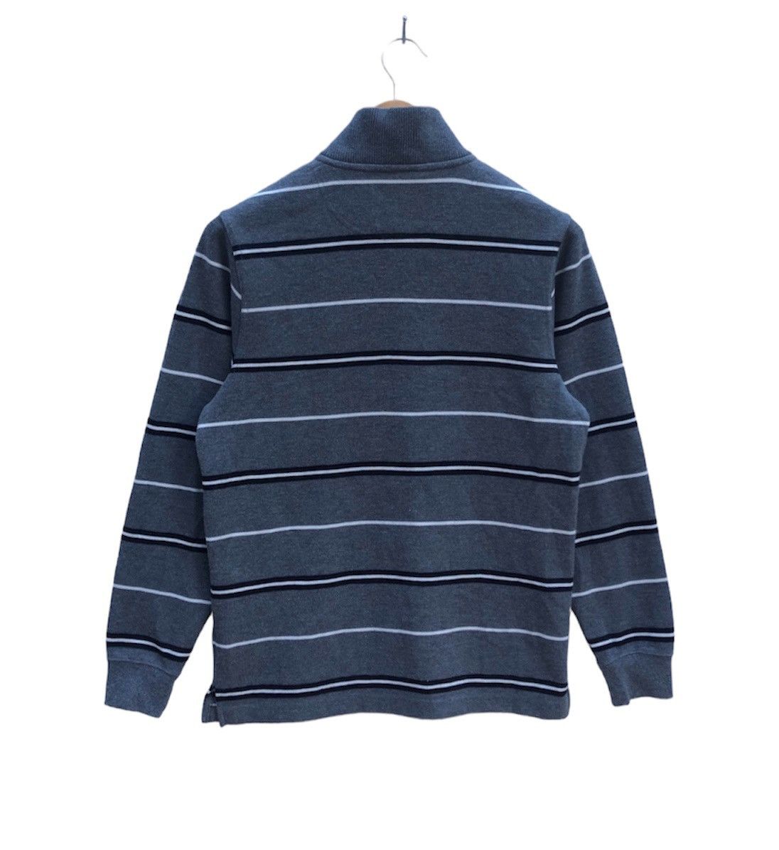 Greg Norman GREG NORMAN Stripe Turtle Neck Sweatshirt #0550-17 Size US S / EU 44-46 / 1 - 4 Thumbnail