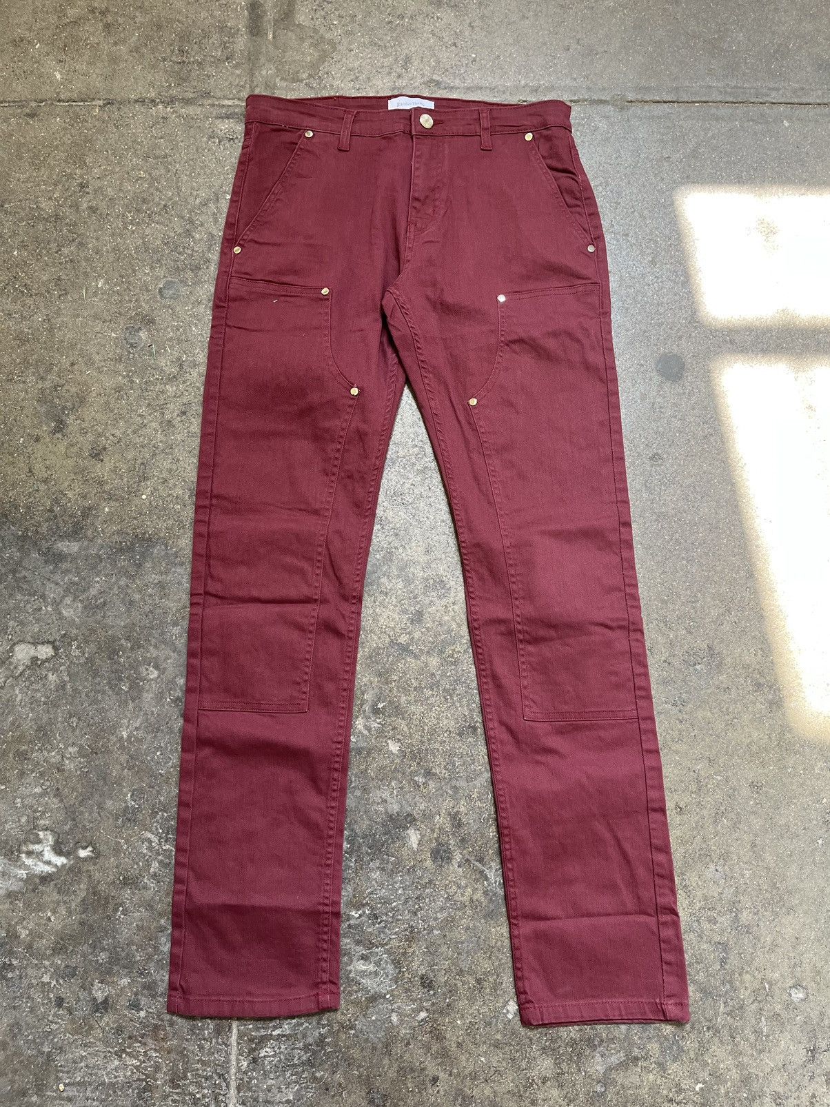 Other Double Knee Pants Burgundy Size US 38 / EU 54 - 1 Thumbnail