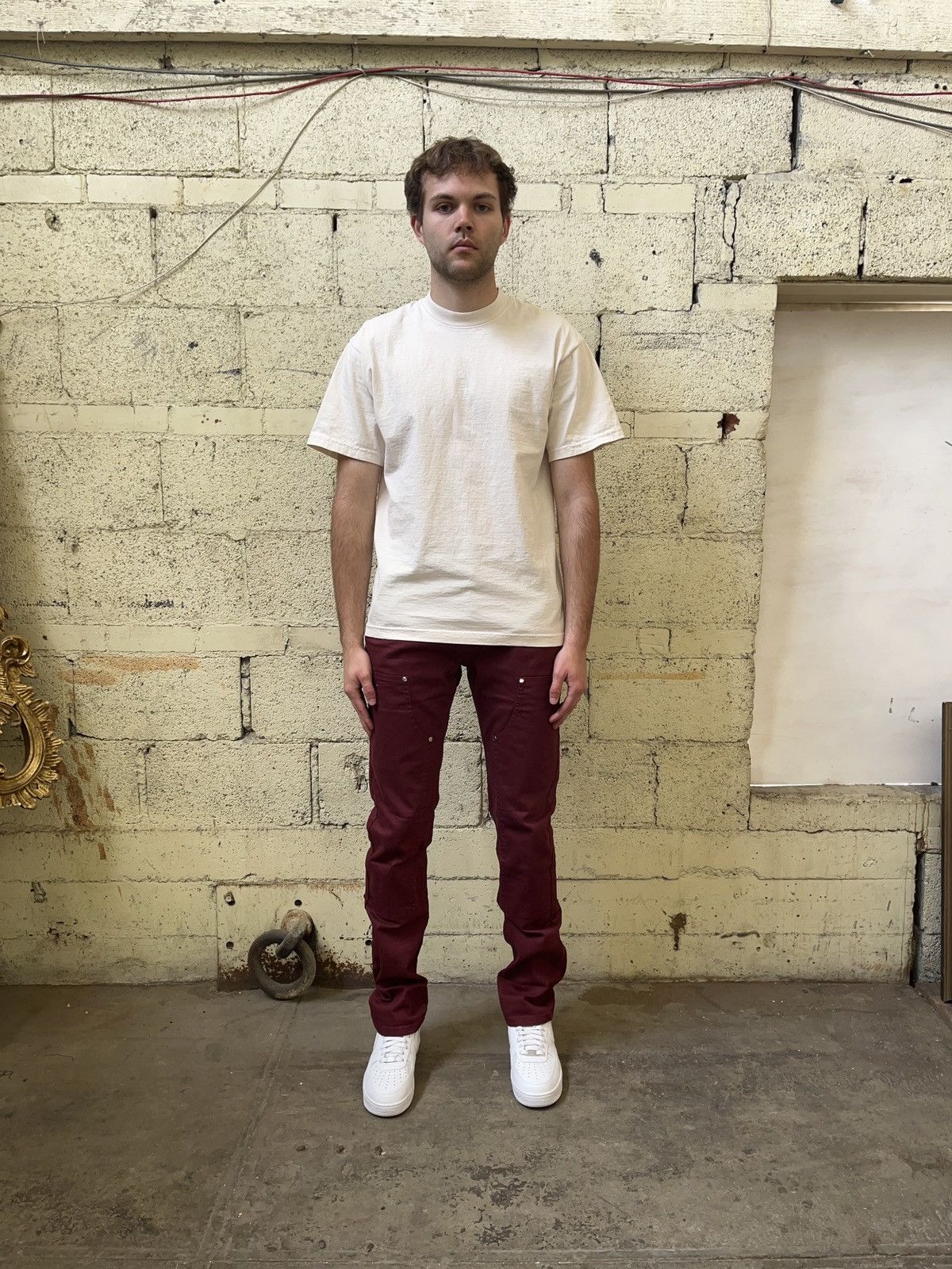 Other Double Knee Pants Burgundy Size US 38 / EU 54 - 4 Thumbnail
