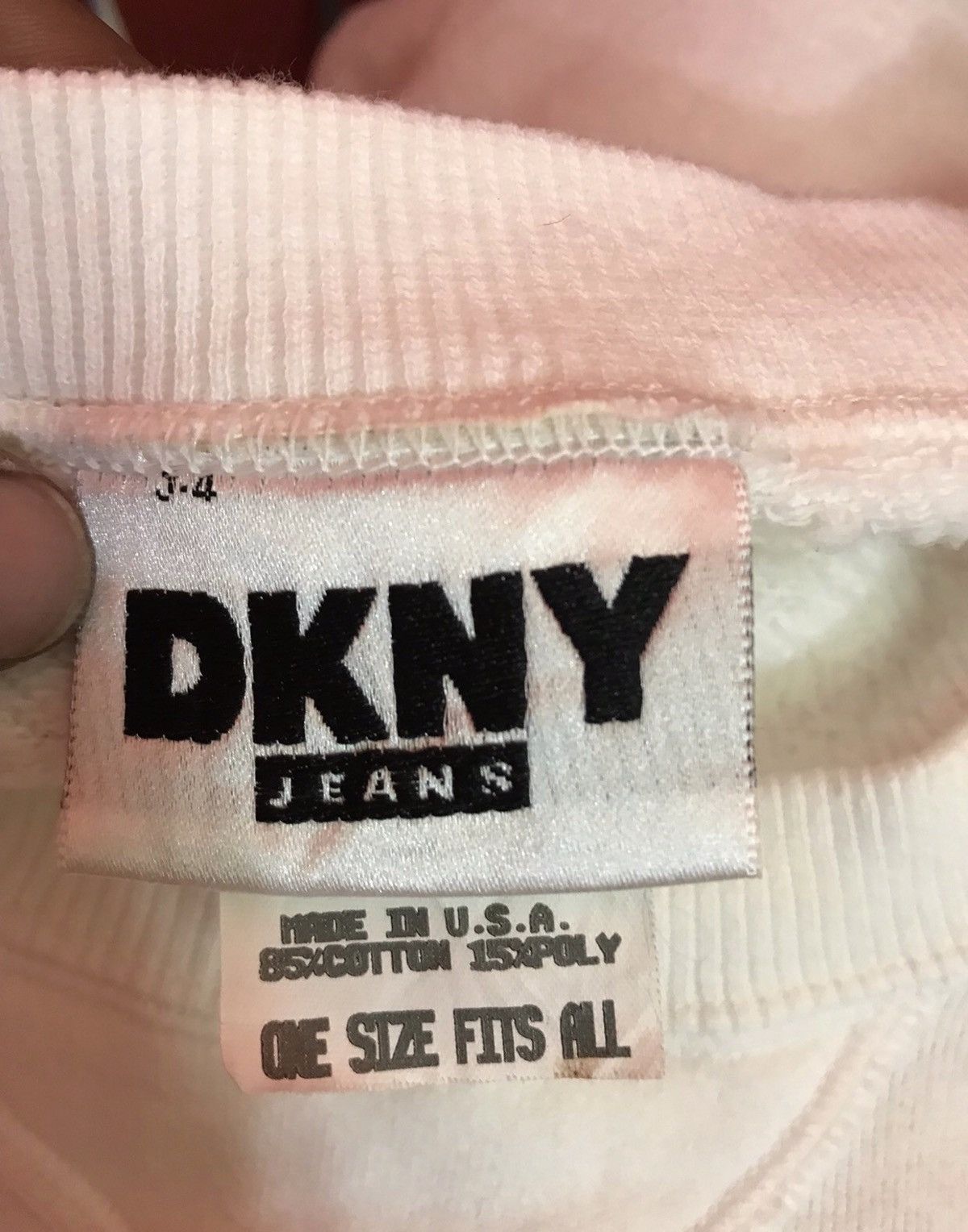 DKNY × Vintage Vintage DKNY sweatshirt big logo spell out crewneck Size US M / EU 48-50 / 2 - 4 Thumbnail