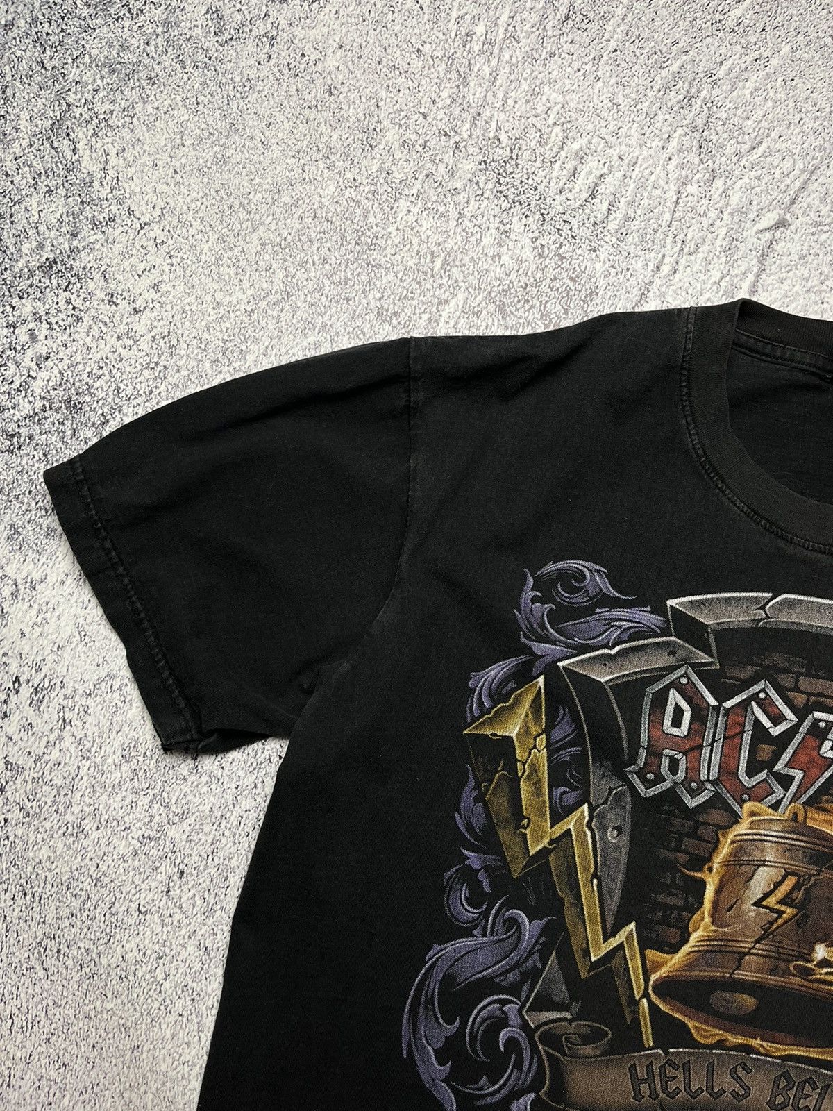 AC/DC Vintage Rare AC/DC Hells Bells Rock Band T Shirt Size US XL / EU 56 / 4 - 6 Thumbnail