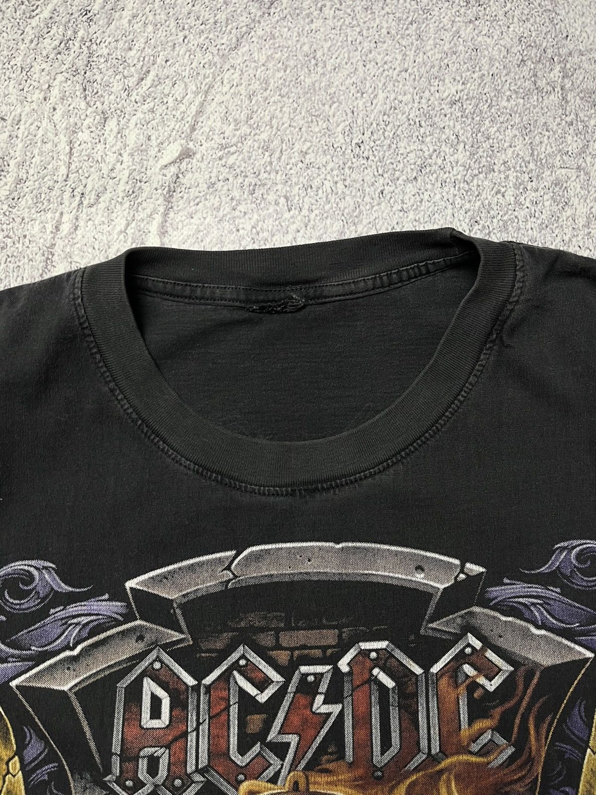 AC/DC Vintage Rare AC/DC Hells Bells Rock Band T Shirt Size US XL / EU 56 / 4 - 7 Thumbnail