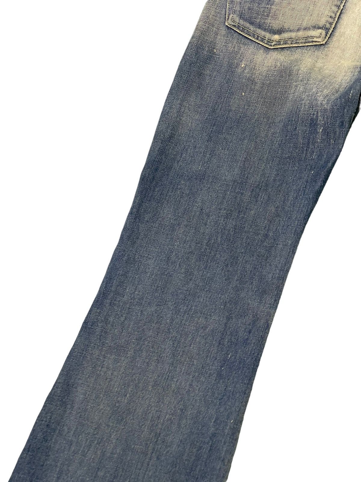 Diesel Flare Jeans Diesel Italy Distress Low Rise Boot Cut 5🟦6 Size US 27 - 16 Thumbnail