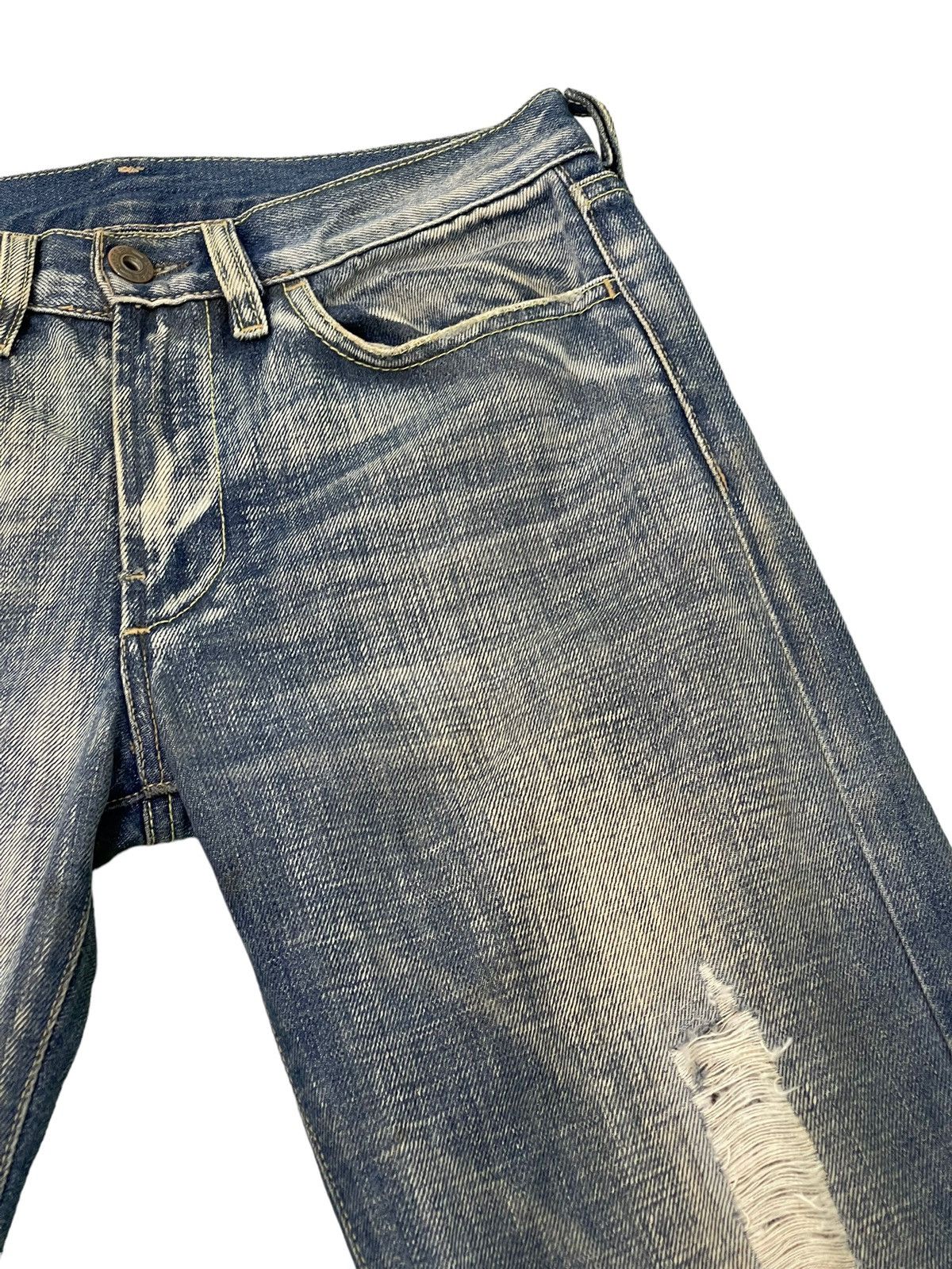 Diesel Flare Jeans Diesel Italy Distress Low Rise Boot Cut 5🟦6 Size US 27 - 9 Thumbnail