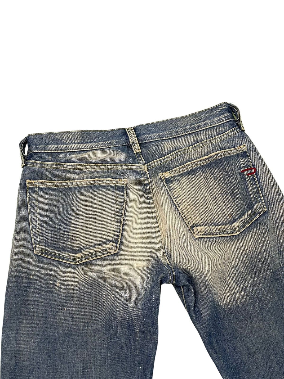 Diesel Flare Jeans Diesel Italy Distress Low Rise Boot Cut 5🟦6 Size US 27 - 18 Thumbnail