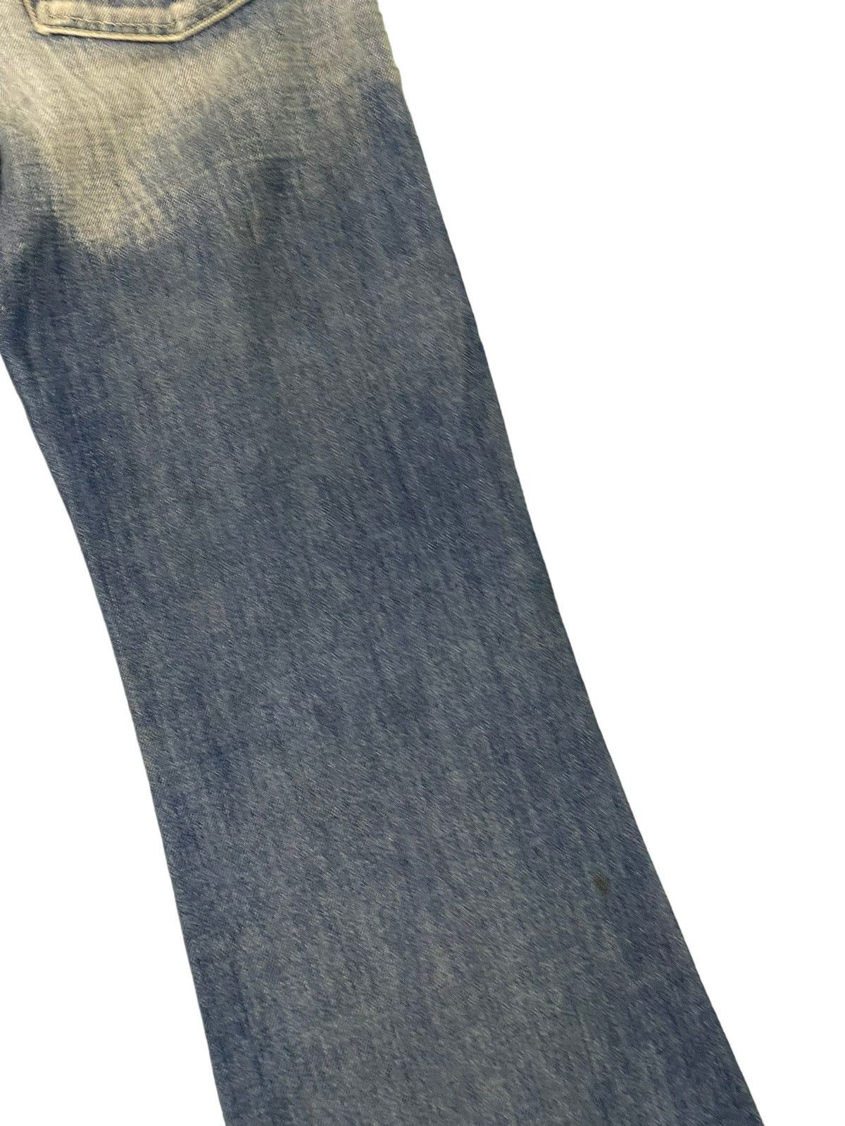 Diesel Flare Jeans Diesel Italy Distress Low Rise Boot Cut 5🟦6 Size US 27 - 17 Thumbnail