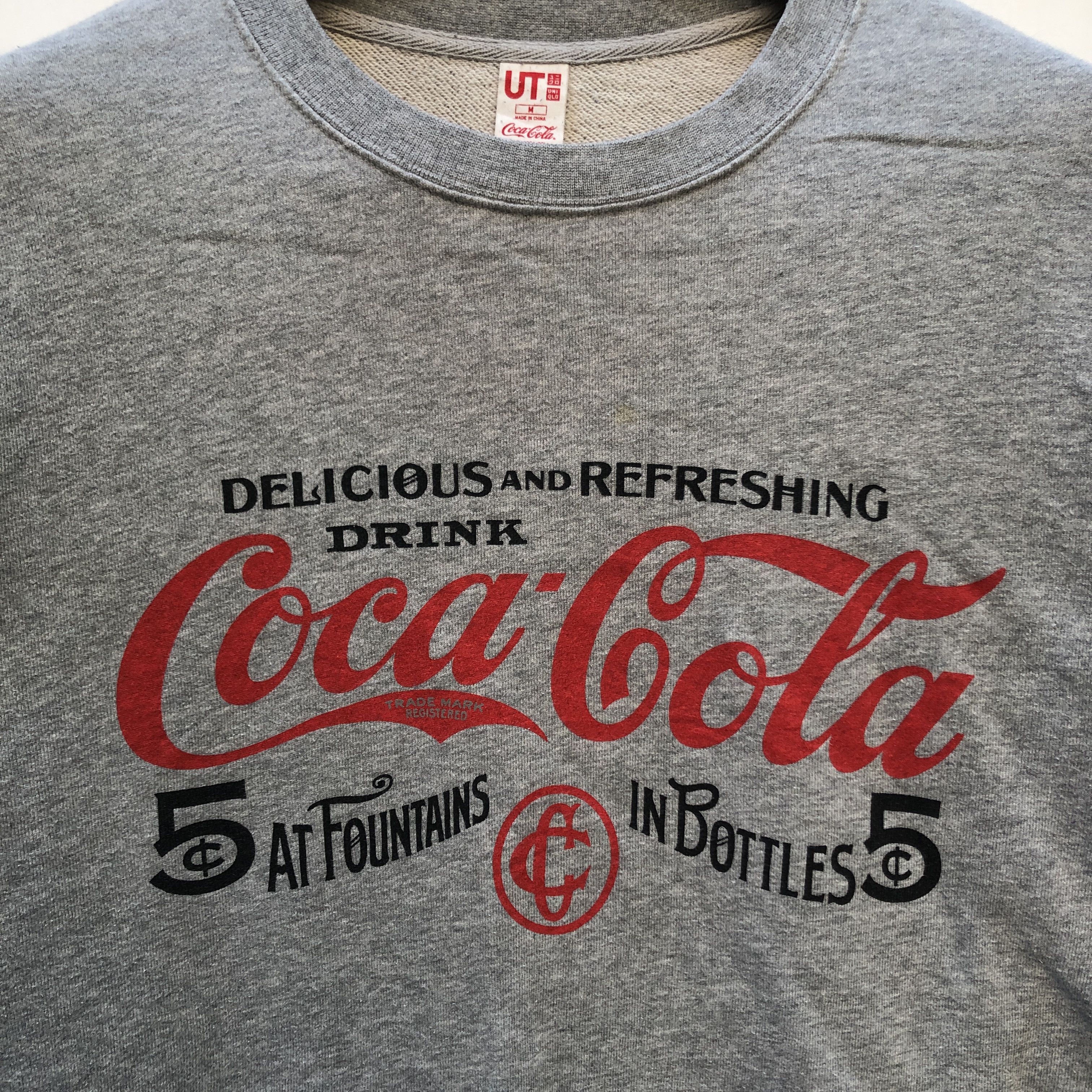 Uniqlo UNIQLO x COCA COLA Crew Neck Sweatshirt #0445-11 Size US M / EU 48-50 / 2 - 2 Thumbnail