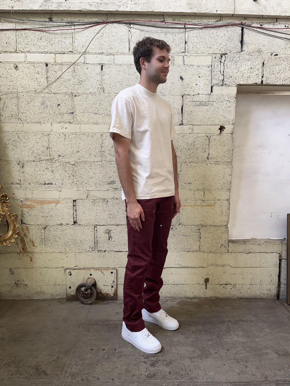 Other Double Knee Pants Burgundy Size US 28 / EU 44 - 5 Thumbnail