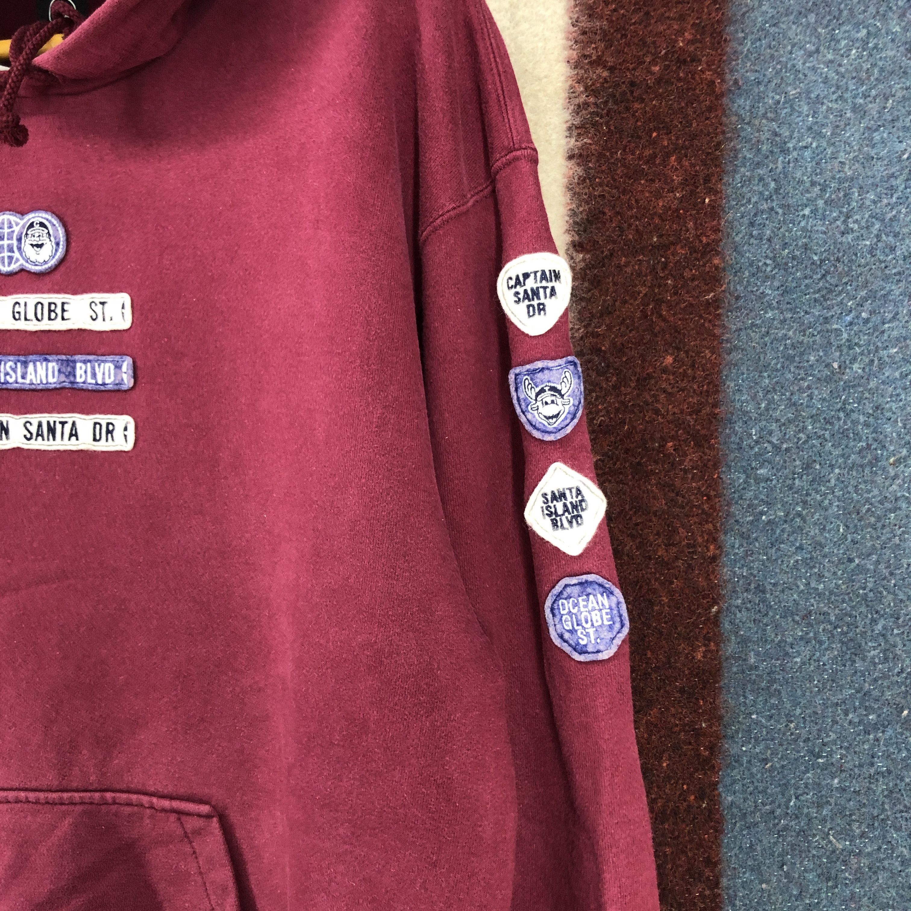 Japanese Brand CAPTAIN SANTA Ocean Globe Hoodie Pullover #047-02 Size US L / EU 52-54 / 3 - 3 Thumbnail