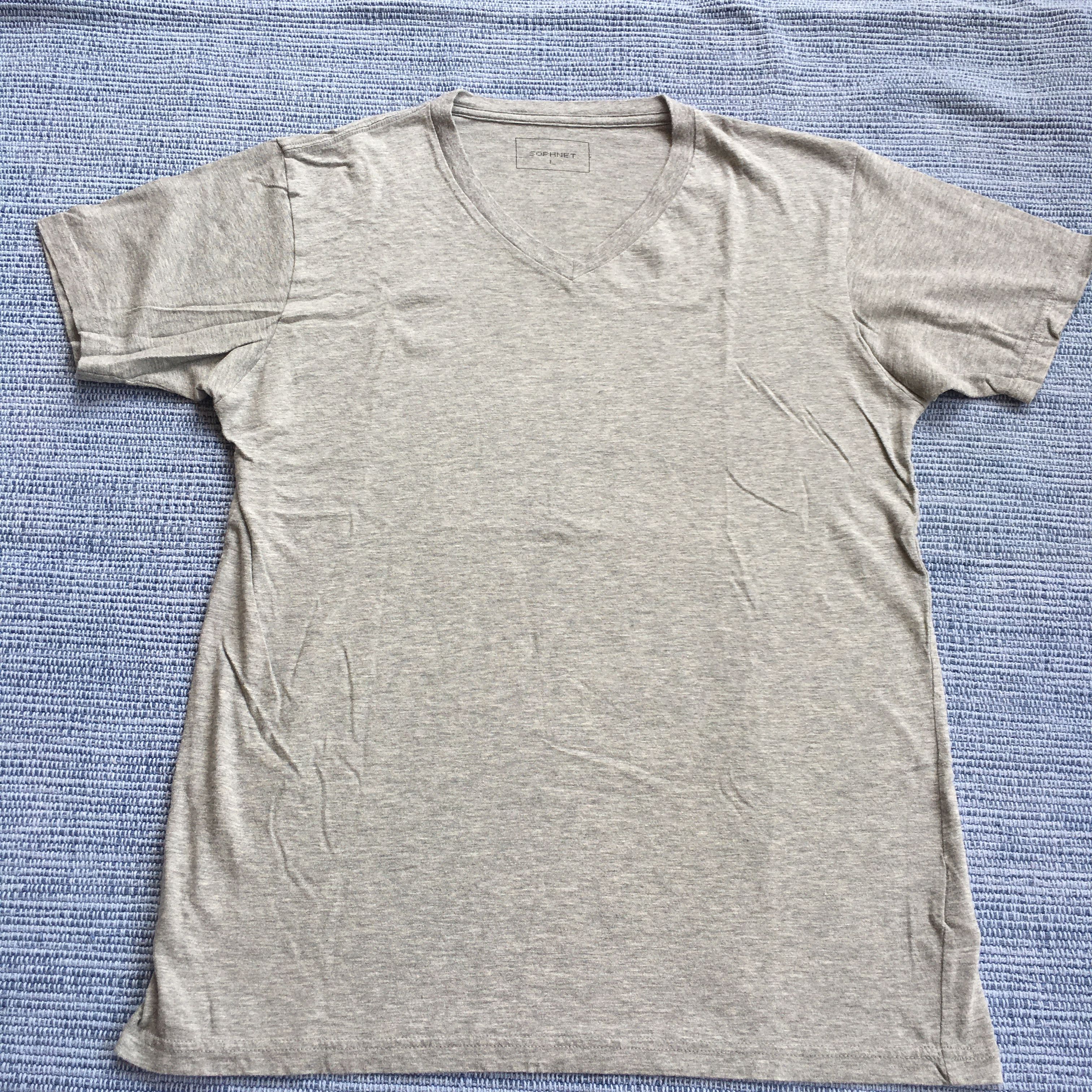 Japanese Brand sophnet grey tee Size US L / EU 52-54 / 3 - 1 Thumbnail