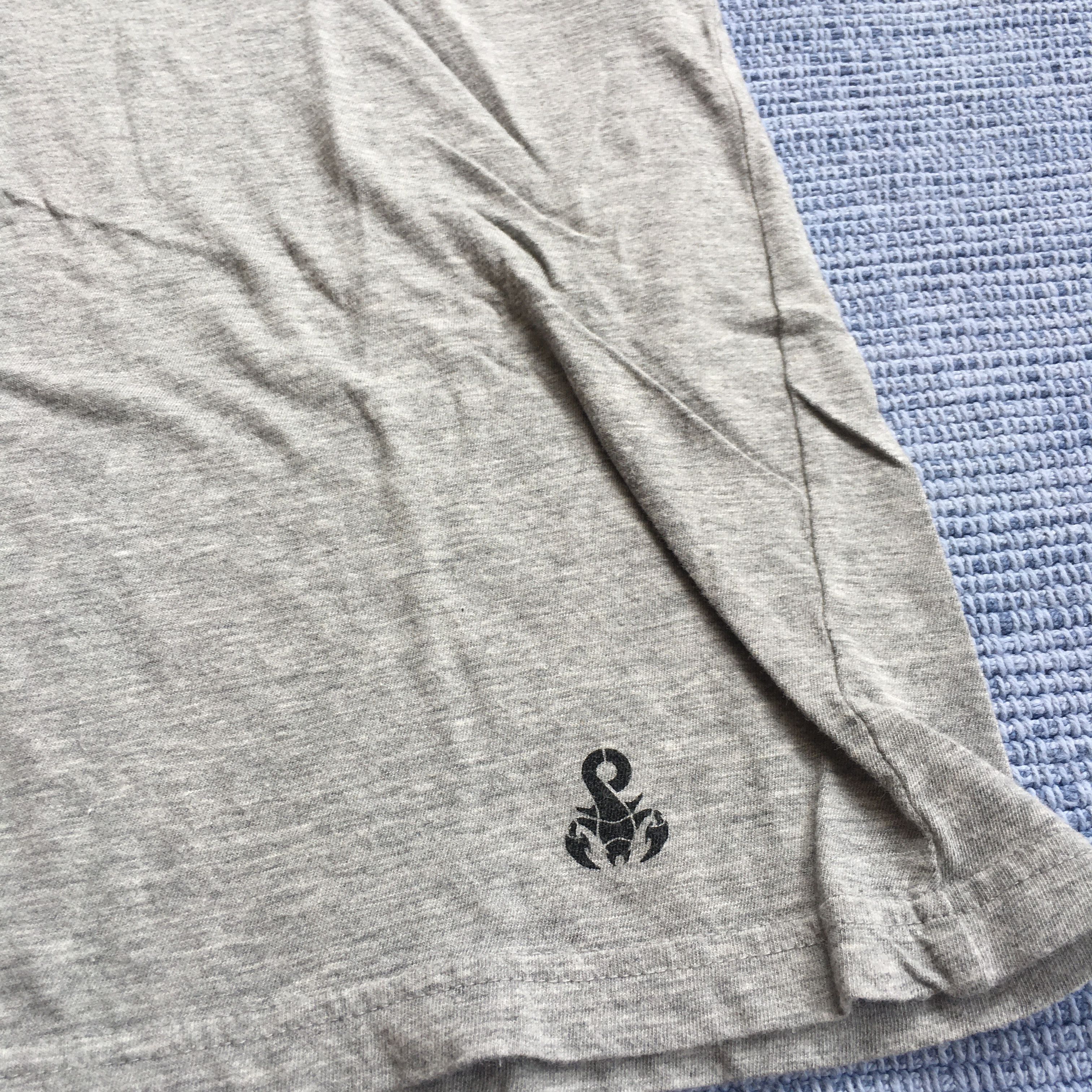 Japanese Brand sophnet grey tee Size US L / EU 52-54 / 3 - 4 Thumbnail