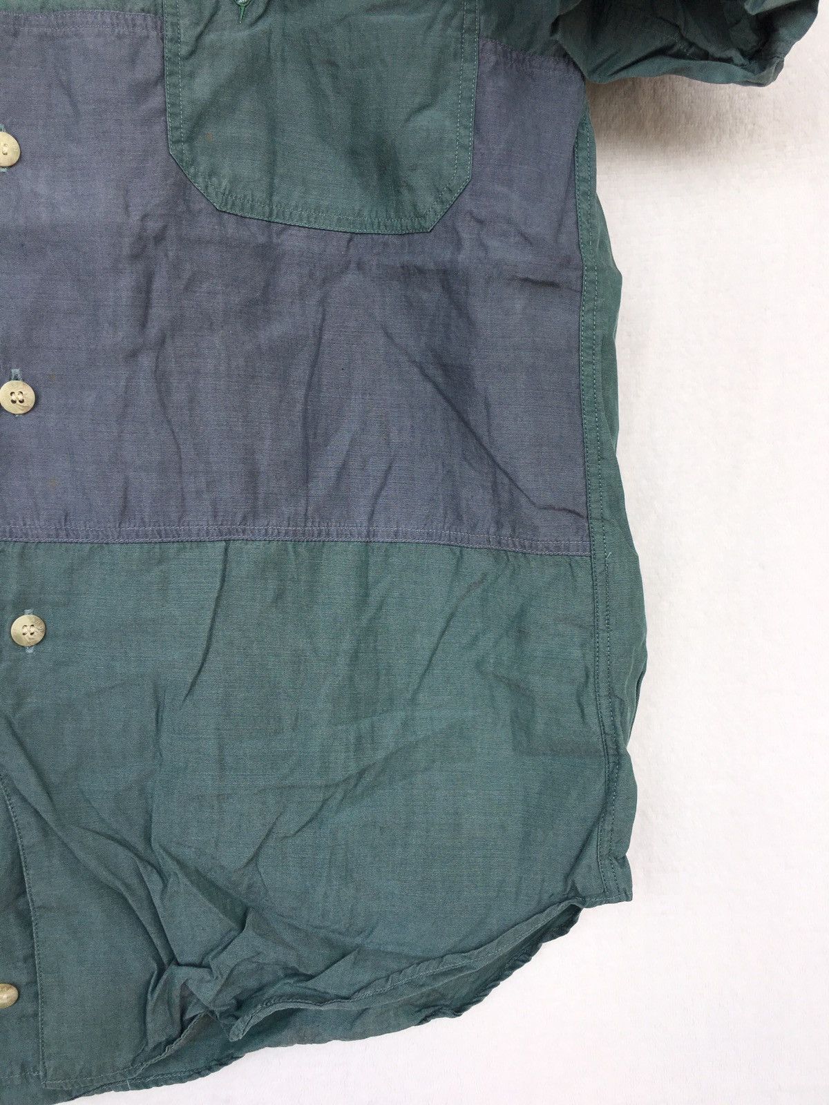 Trussardi × Vintage patch shirt Size US L / EU 52-54 / 3 - 4 Thumbnail