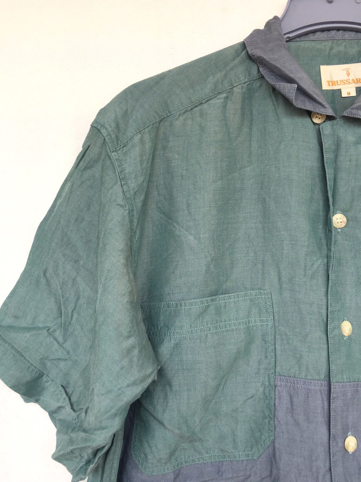 Trussardi × Vintage patch shirt Size US L / EU 52-54 / 3 - 5 Thumbnail