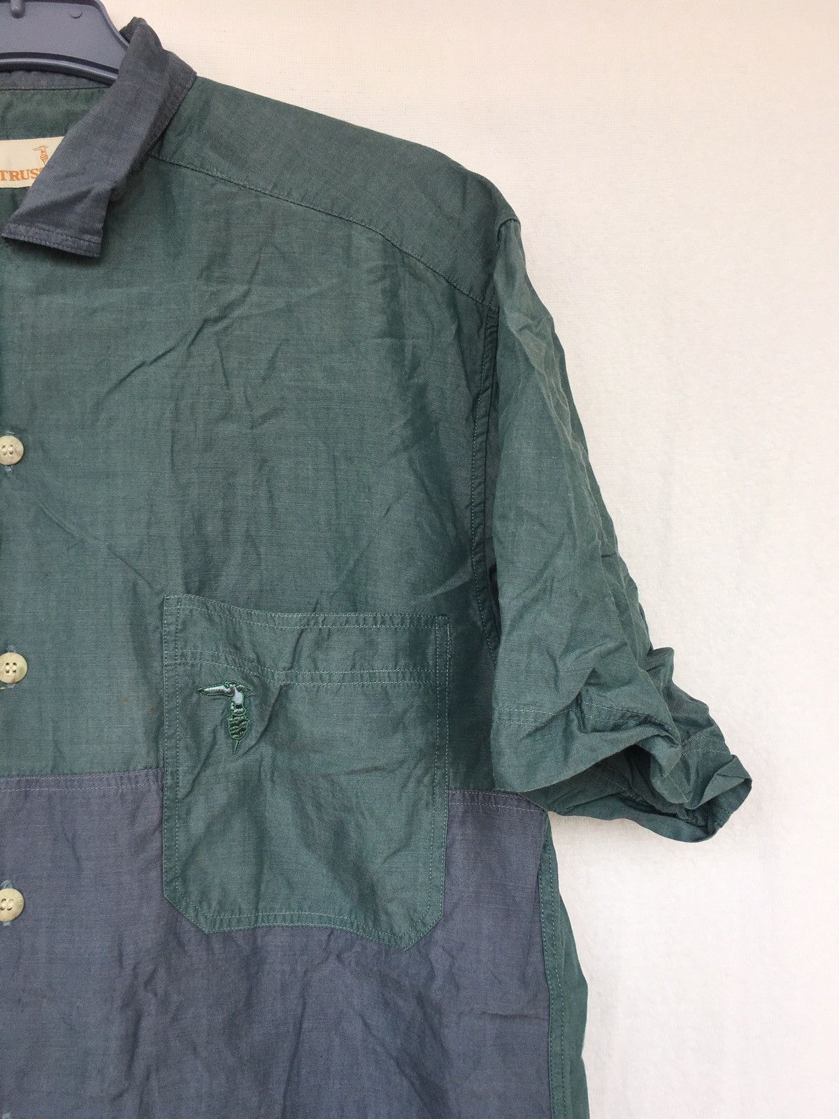 Trussardi × Vintage patch shirt Size US L / EU 52-54 / 3 - 3 Thumbnail