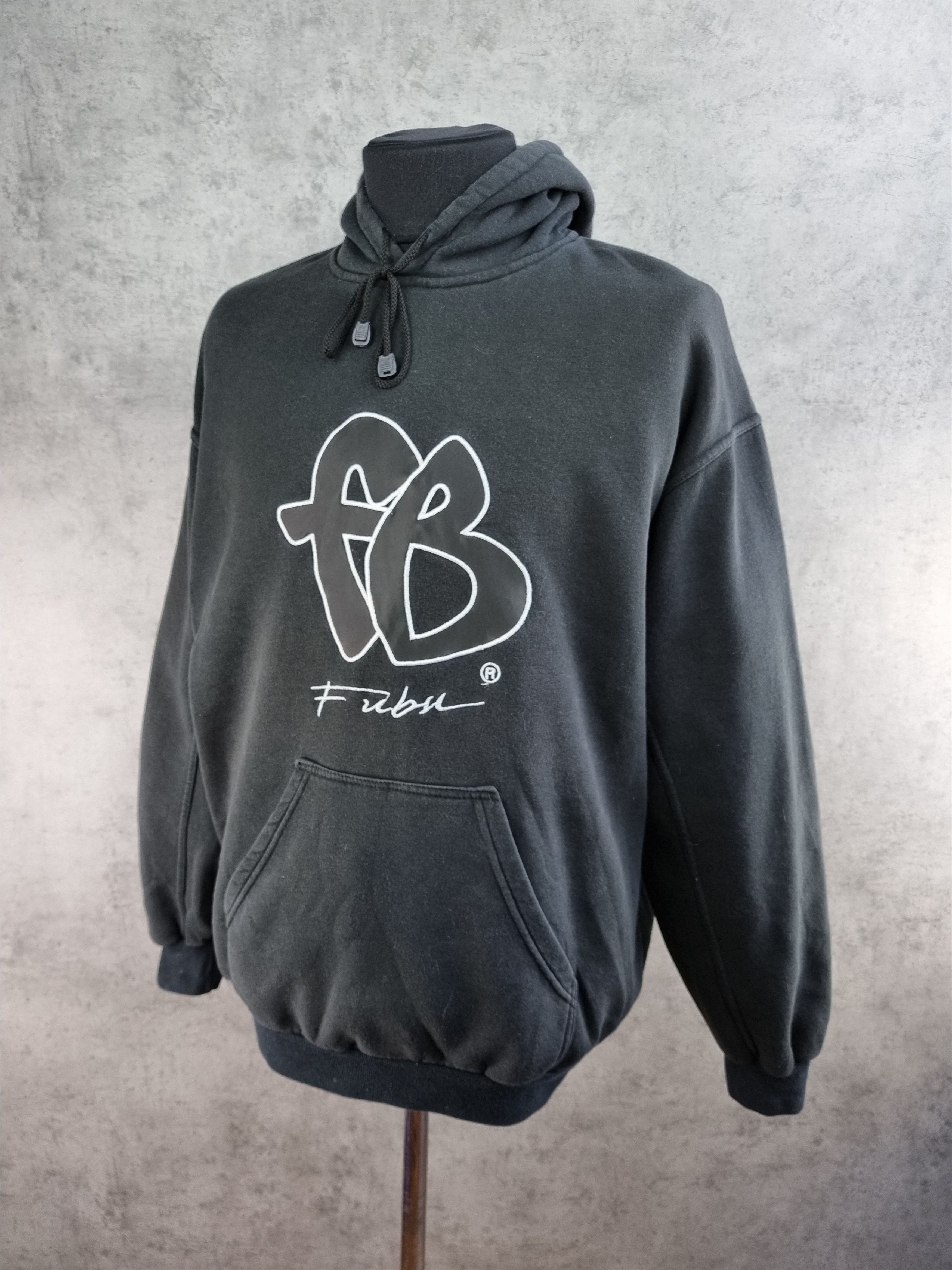 Fubu × Rap Tees × Vintage 90s FUBU Faded Spell out Rare Logo Vintage Hoodie Size US L / EU 52-54 / 3 - 11 Thumbnail
