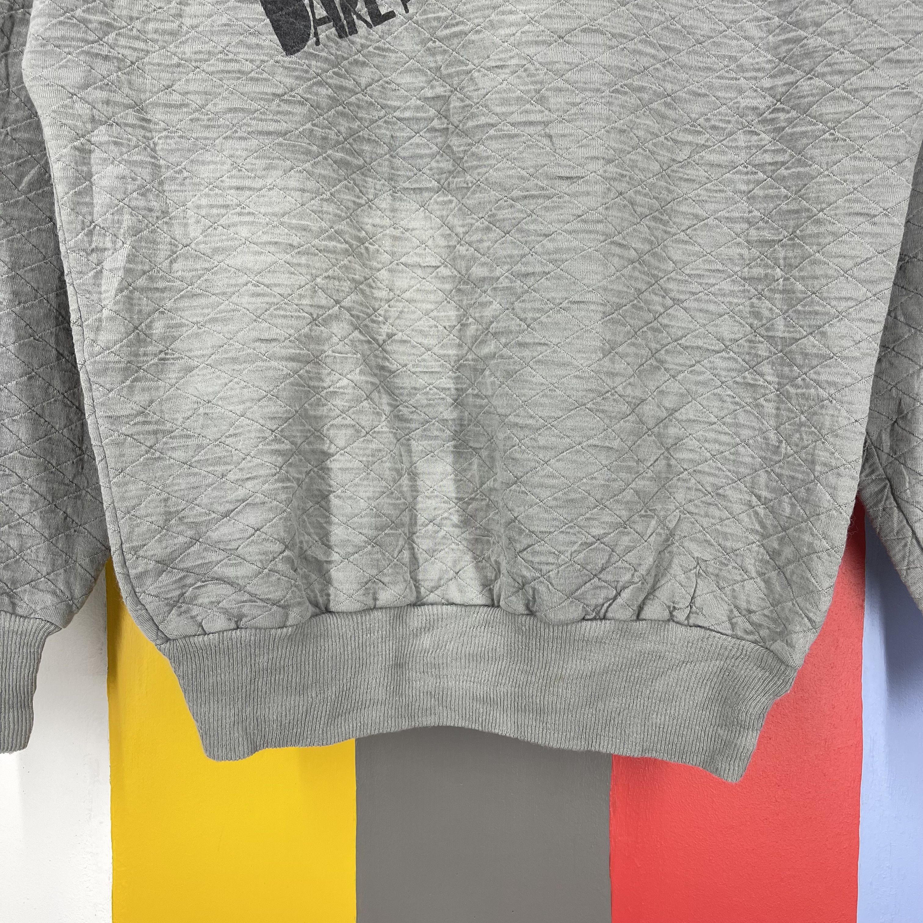 Vintage 90s SANDS LONDON Quilted Acrylic Sweatshirt #1247/AR Size US S / EU 44-46 / 1 - 5 Thumbnail