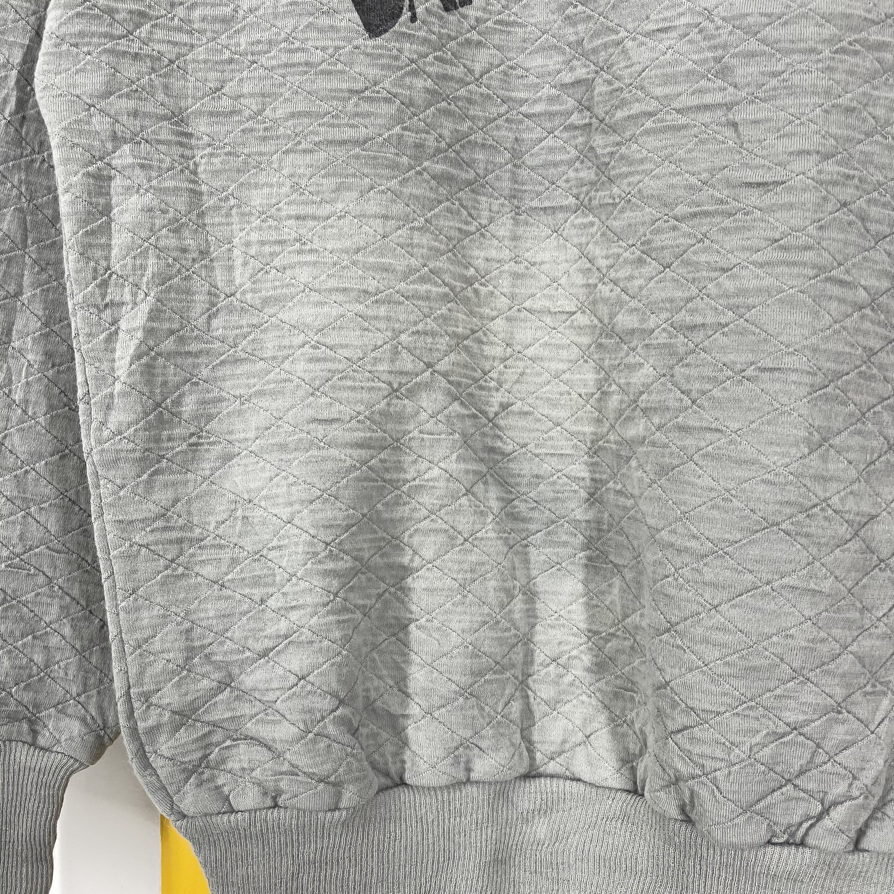 Vintage 90s SANDS LONDON Quilted Acrylic Sweatshirt #1247/AR Size US S / EU 44-46 / 1 - 6 Thumbnail