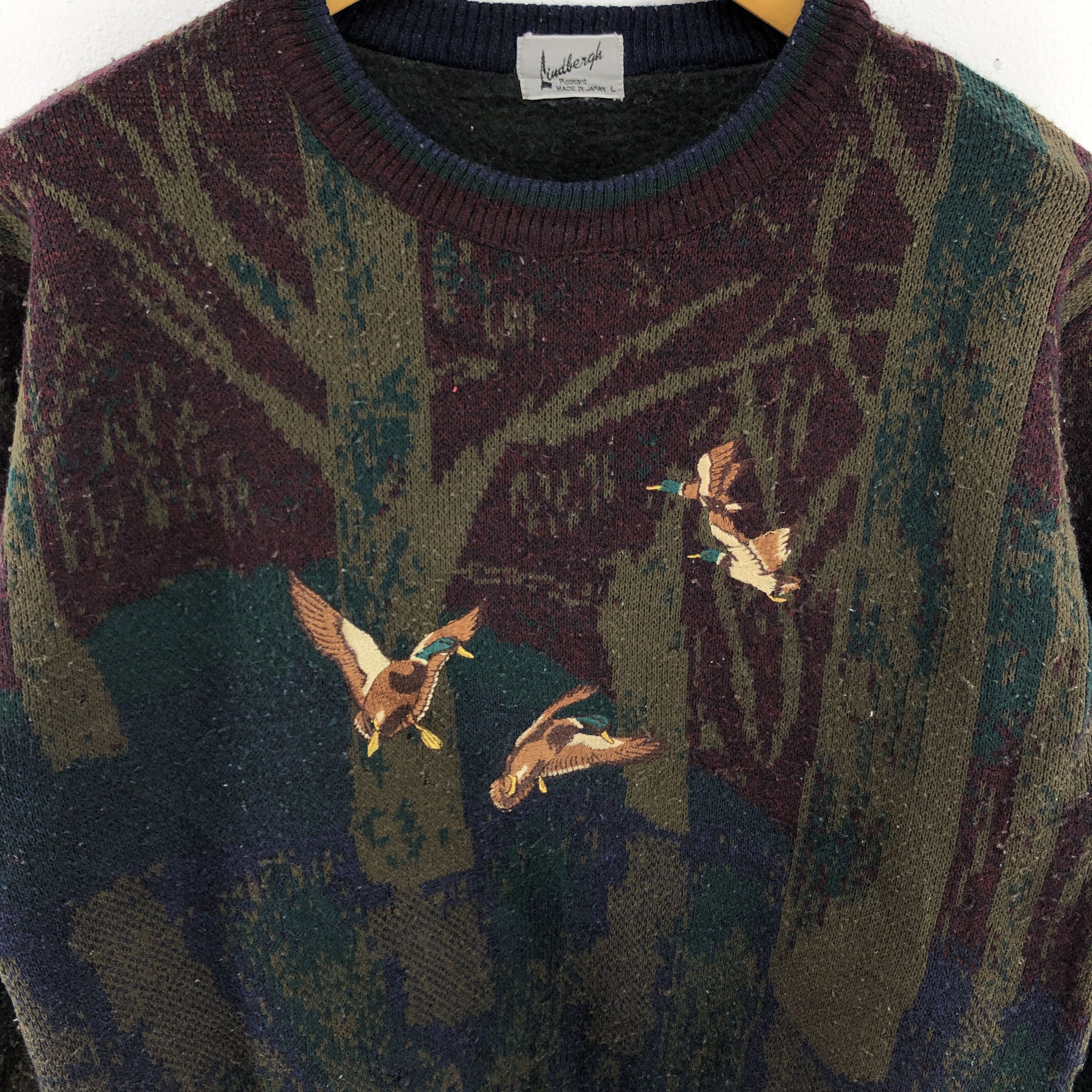 Lindbergh LINDBERGH Wool Knitwear Crew Neck Sweatshirt #2618-94 Size US M / EU 48-50 / 2 - 2 Thumbnail