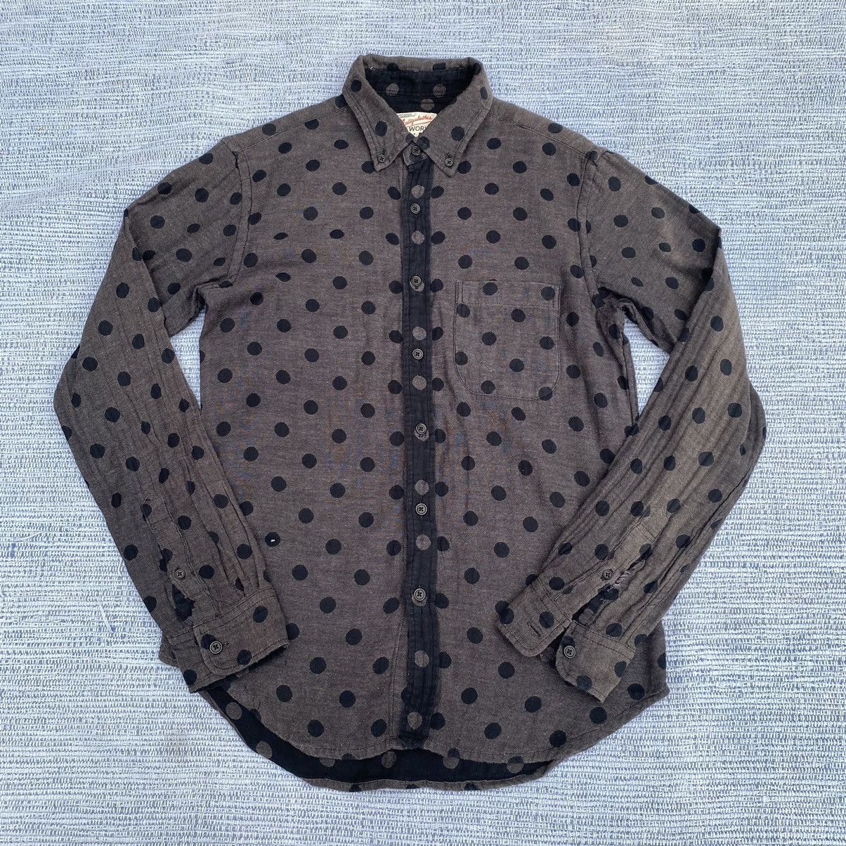 image of Vintage Antiqulothes Polka Dot in Black Polka Dot, Men's (Size Small)