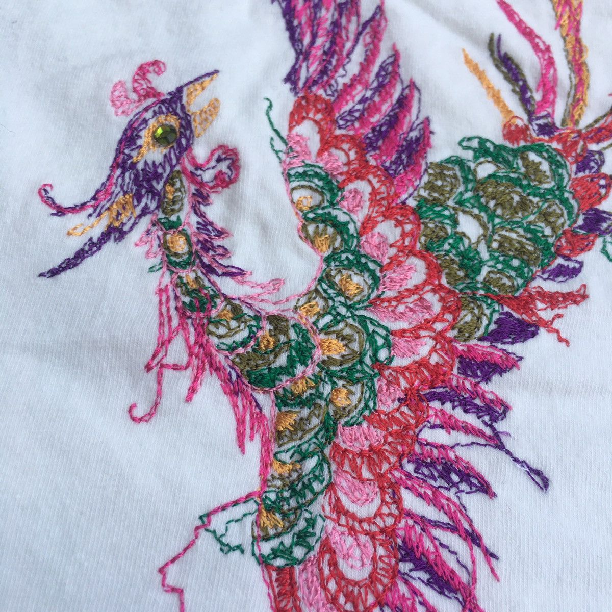 vivienne tam embroidery short