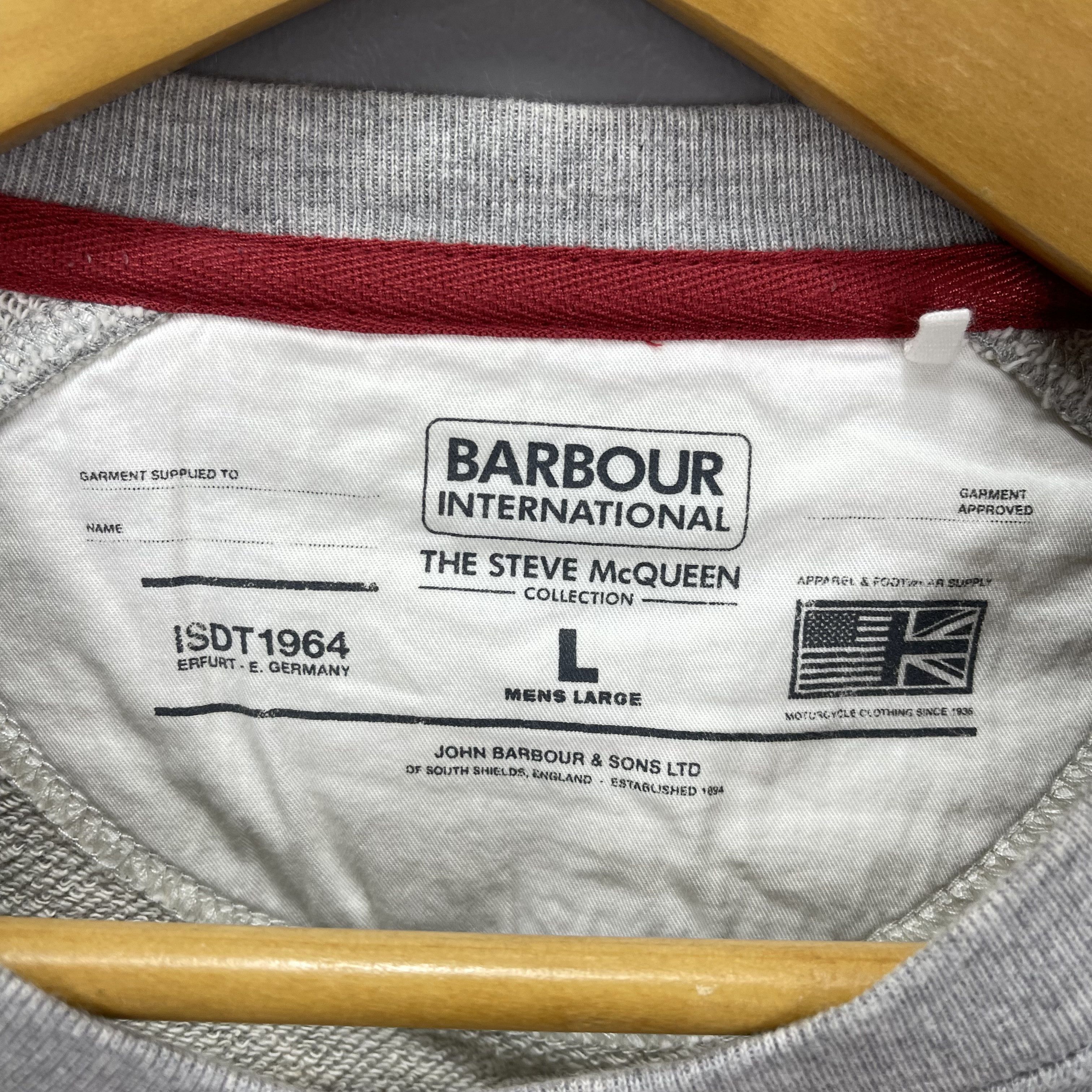 Barbour BARBOUR THE STEVE McQUEEN Crew Neck Sweatshirt #1249/AR Size US L / EU 52-54 / 3 - 8 Thumbnail