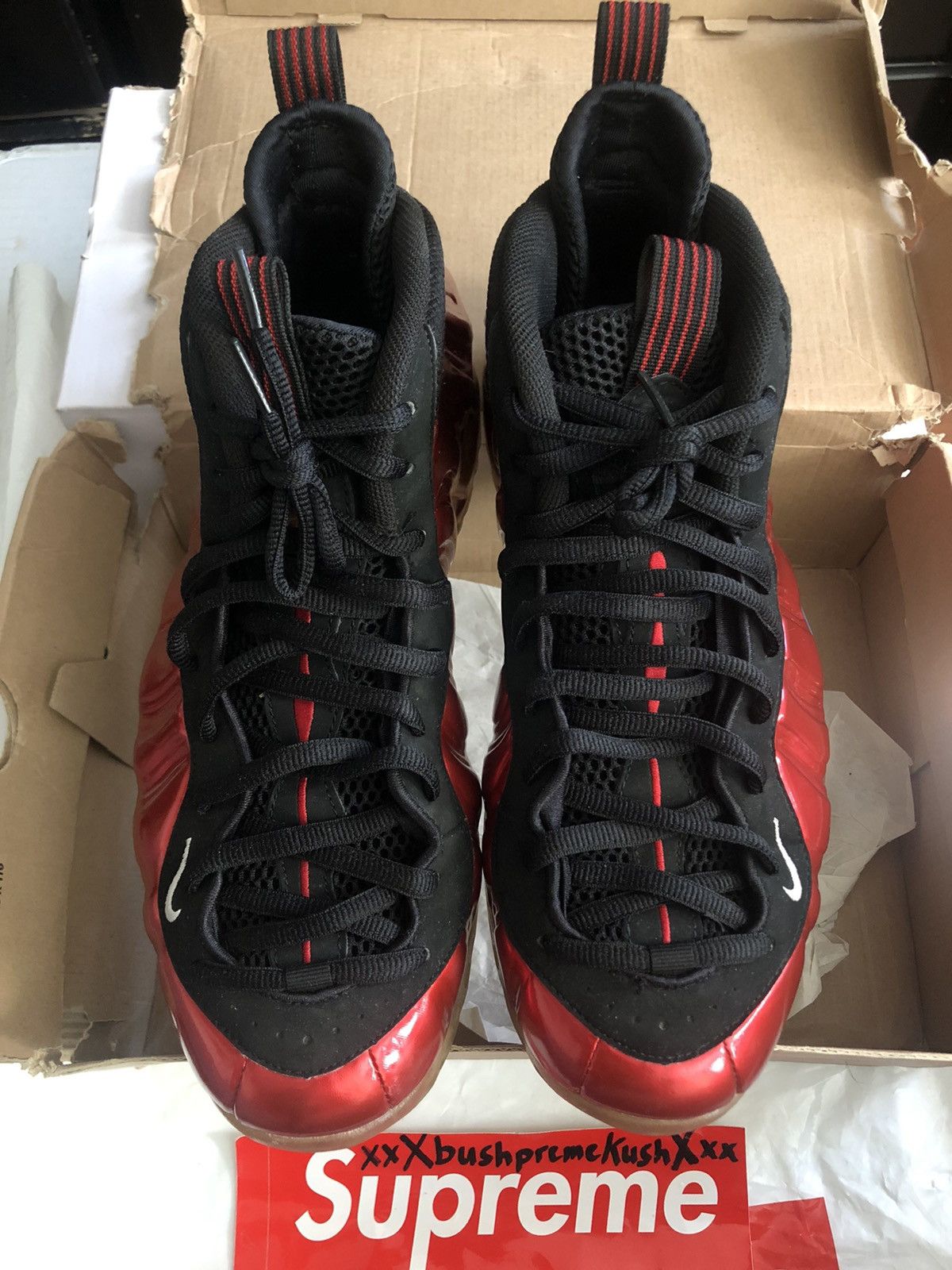 Nike Nike Air Foamposite One Red Size 11 Size US 11 / EU 44 - 1 Thumbnail