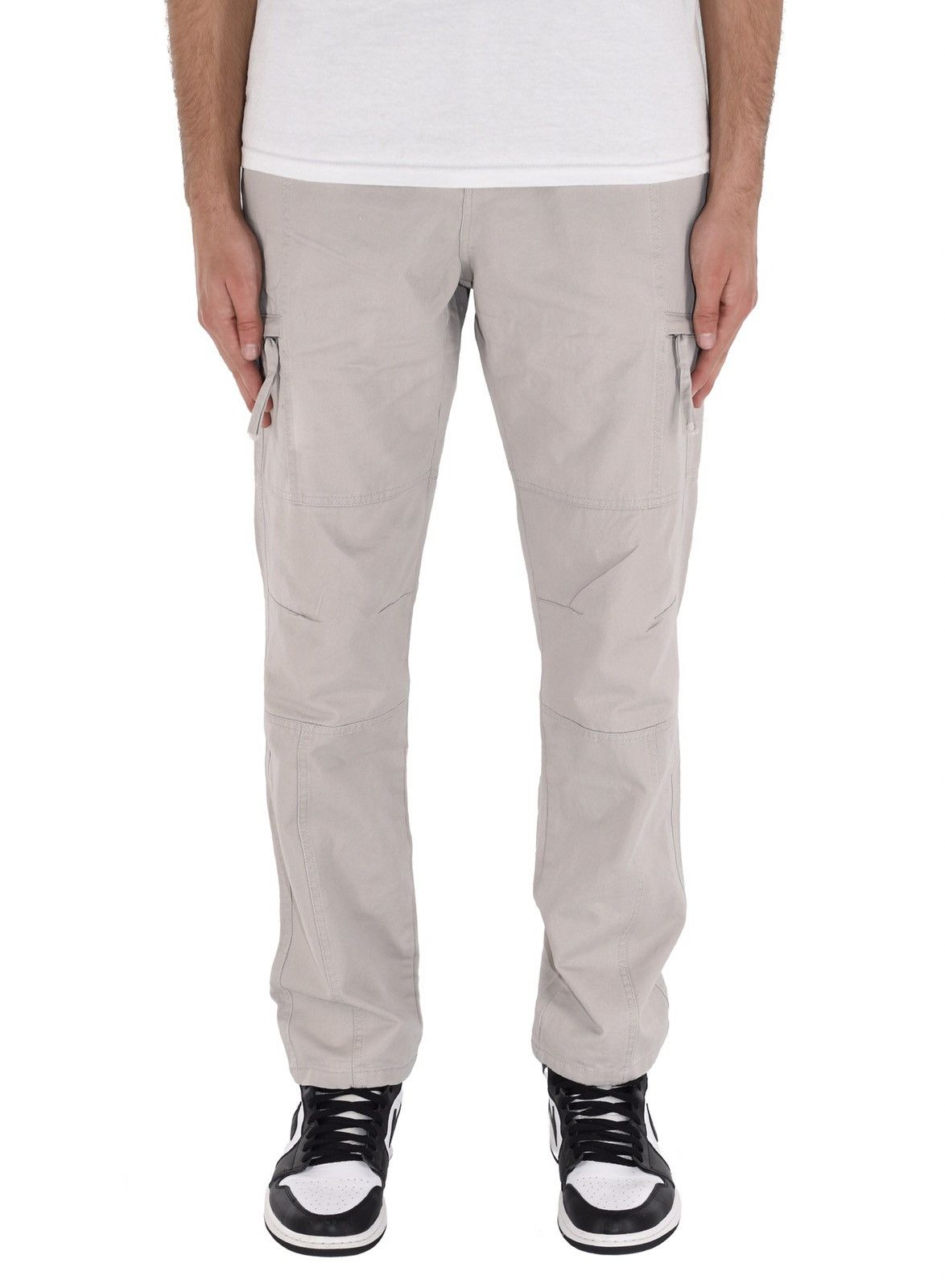 Japanese Brand Zip Cargo Pants Bone Grey Size US 38 / EU 54 - 2 Thumbnail