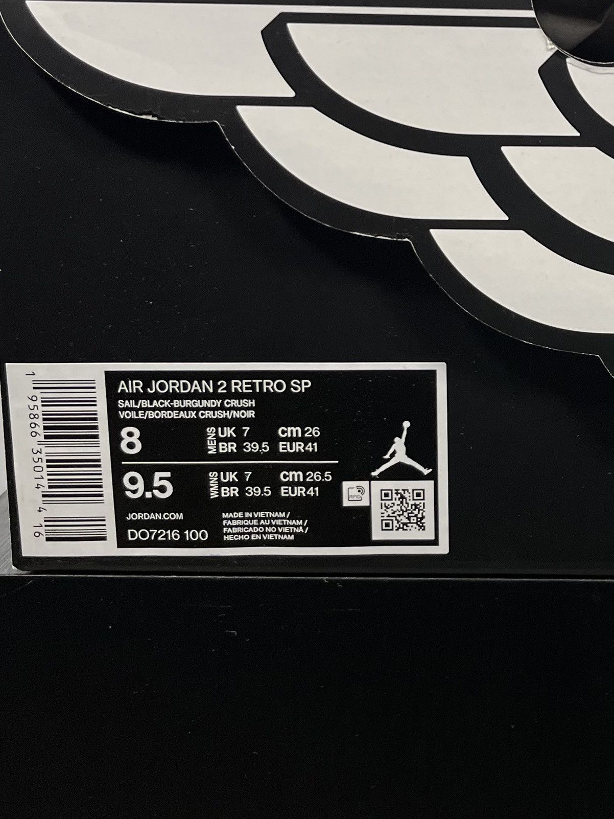 A Ma Maniere × Jordan Brand Jordan 2 Retro A Ma Manière Airness Size 8 Size US 8 / EU 41 - 9 Thumbnail