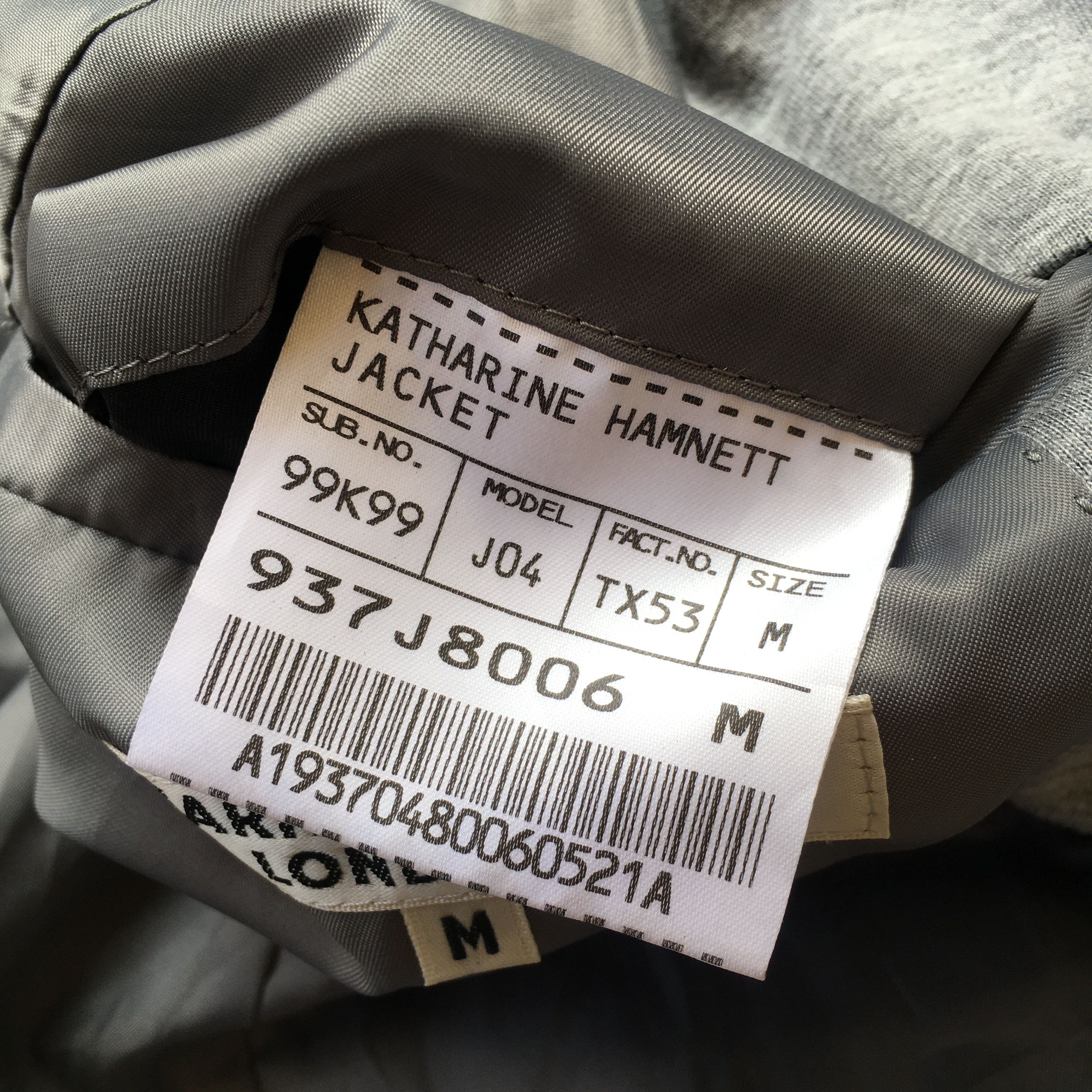 Katharine Hamnett London gret cotton blazer Size US M / EU 48-50 / 2 - 5 Thumbnail